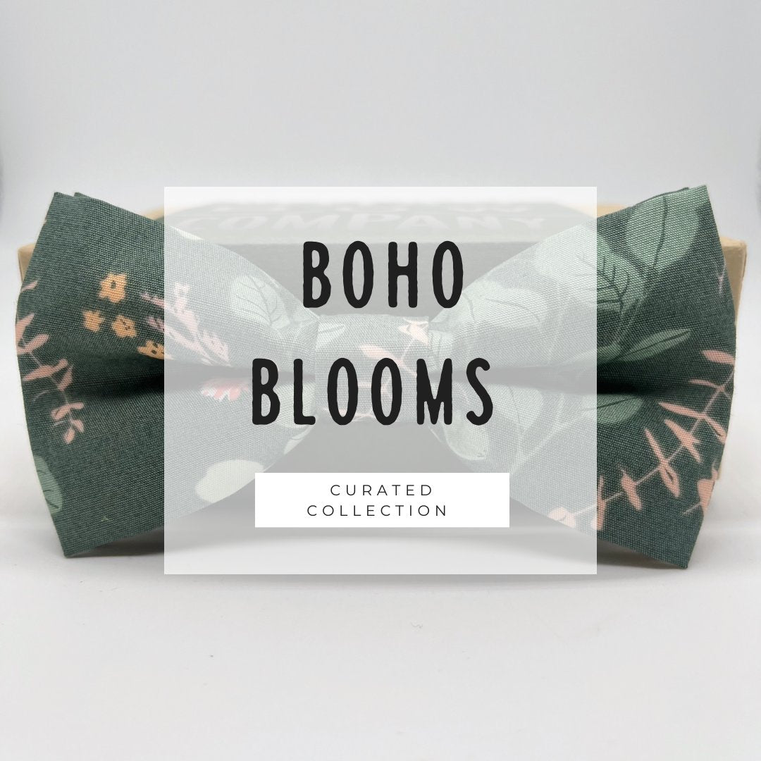 boho blooms collection by the belfast bow company