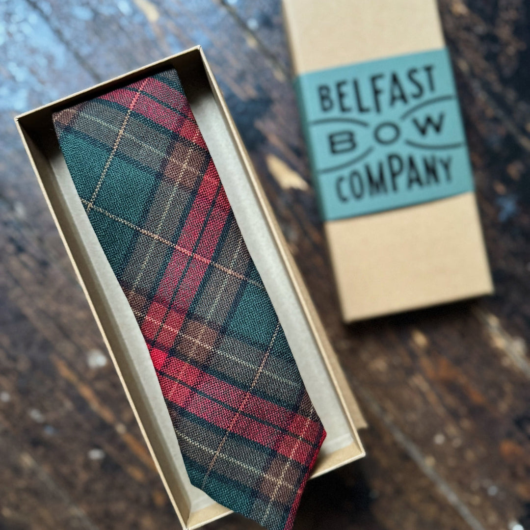 Tartans of Ulster collection by the belfast bow company