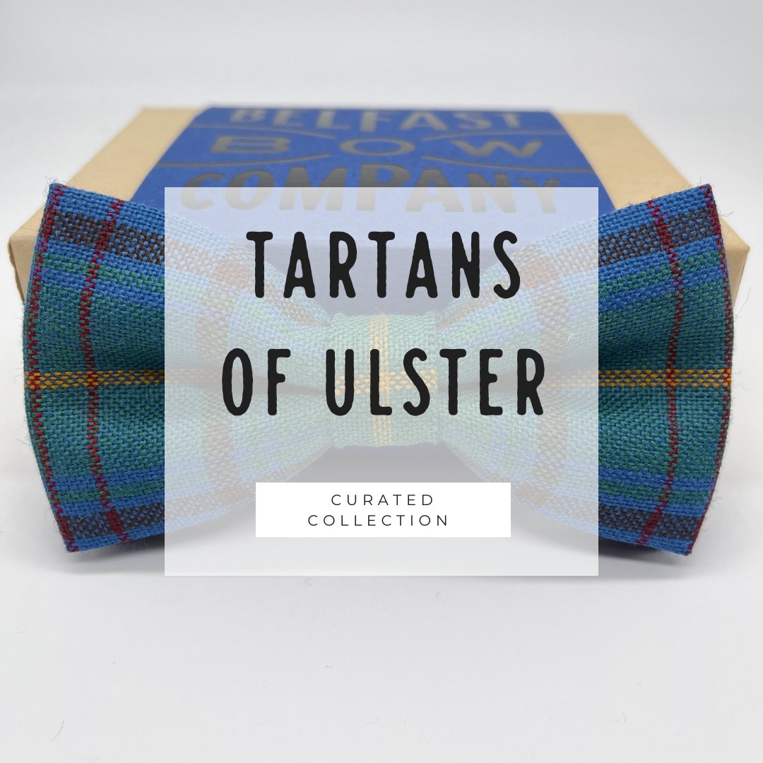 Tartans of Ulster collection by the belfast bow company