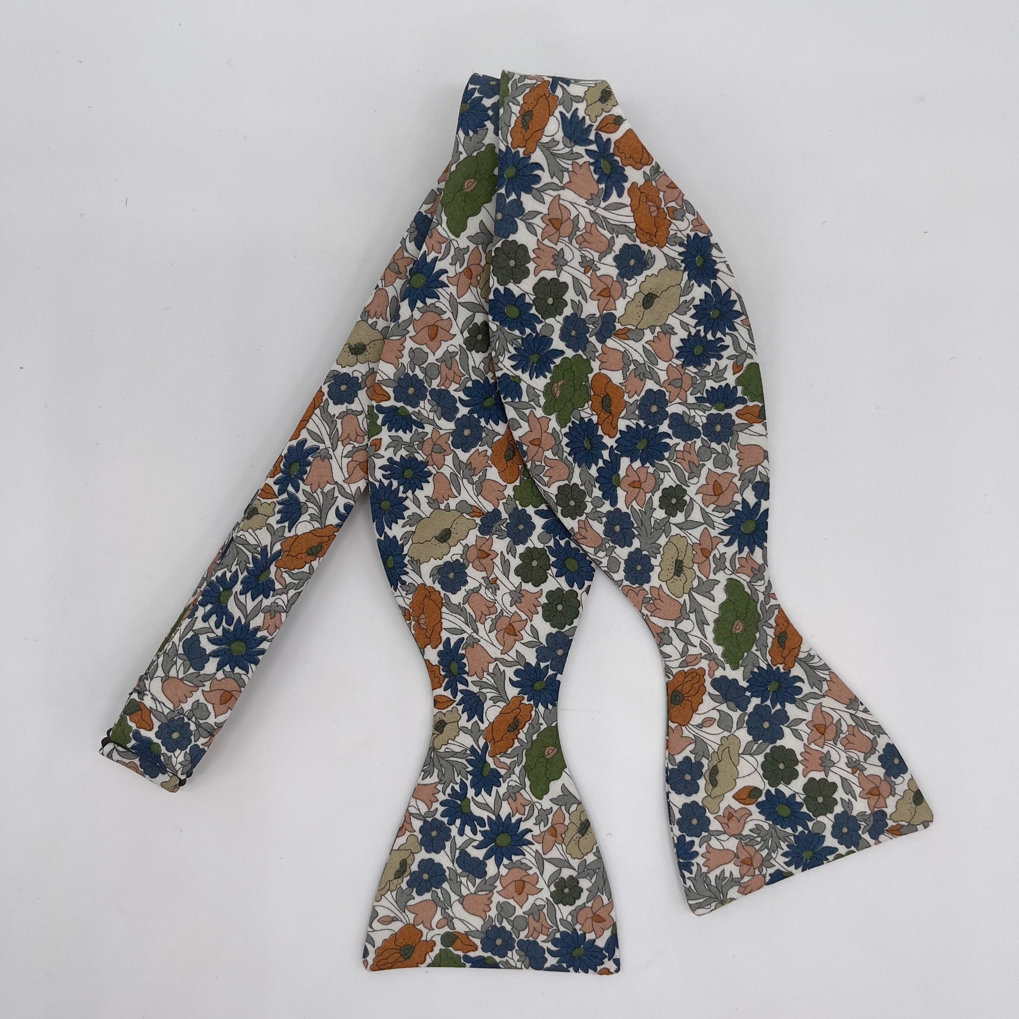 Liberty of London Bow Tie in Orange & Green Meadow