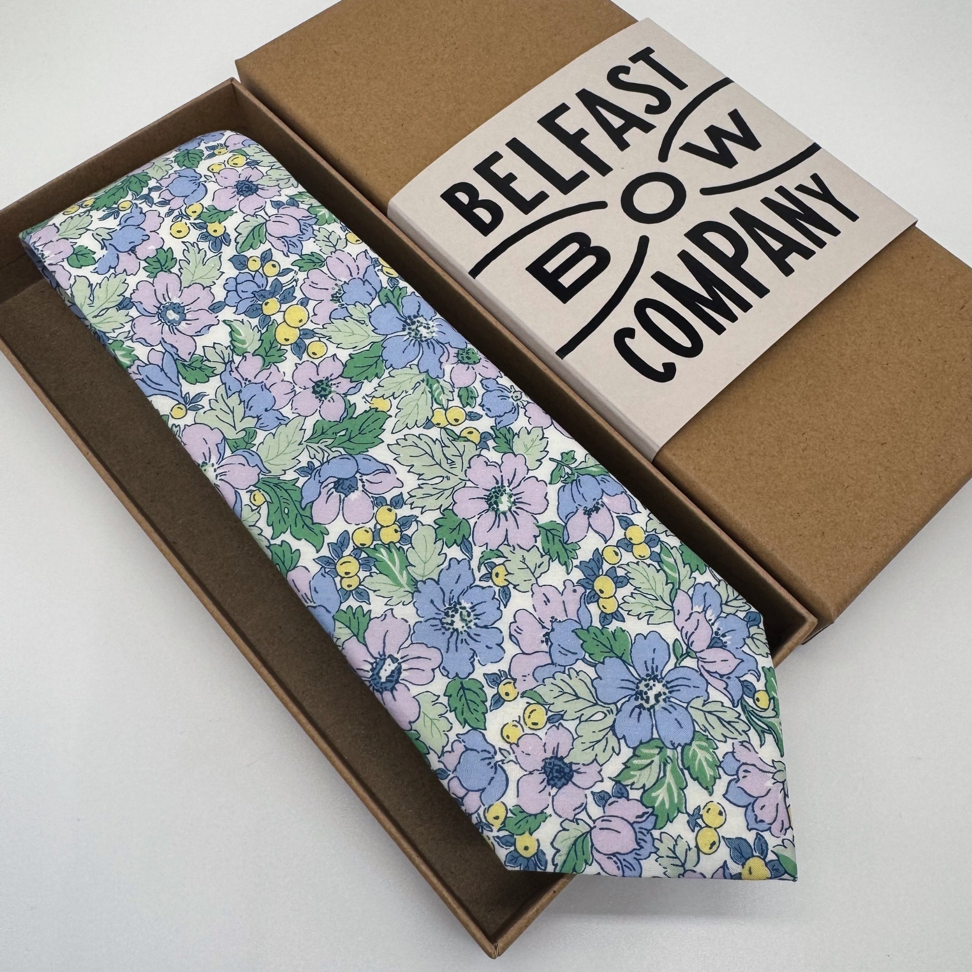 Liberty of London Tie in Dusty Lilac Floral