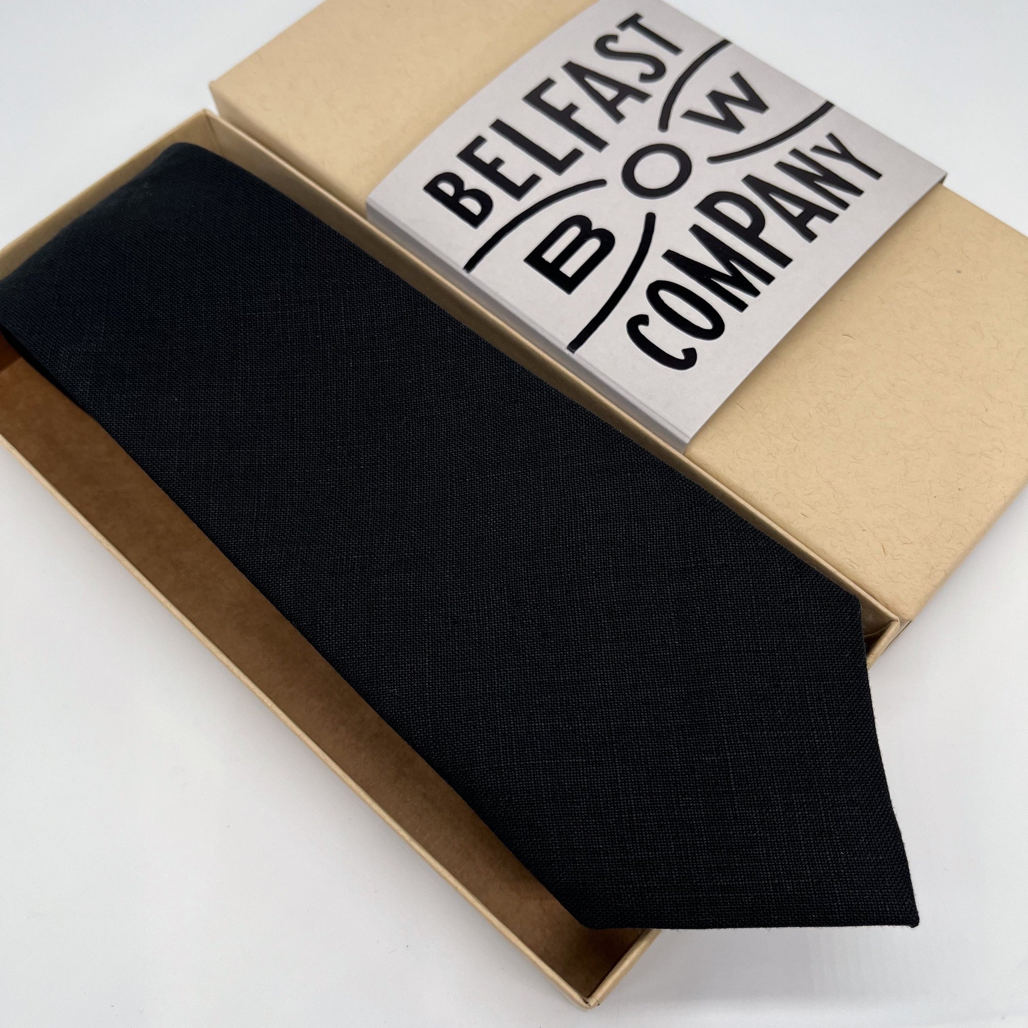Black Tie in Irish Linen by the Belfast Bow Company