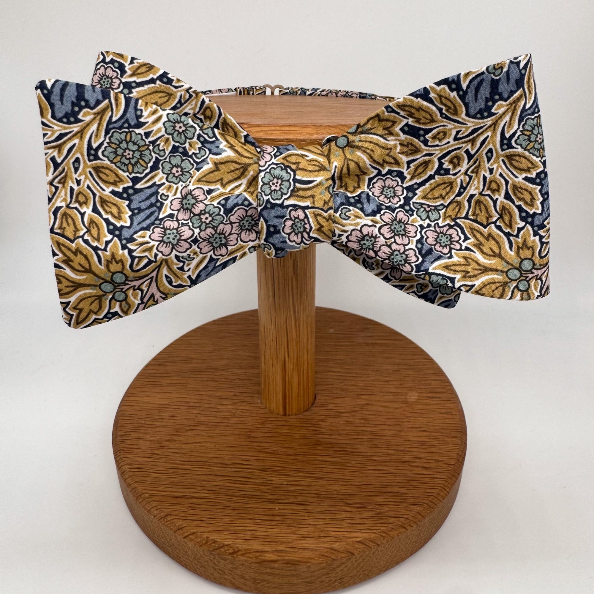 Liberty of London Bow Tie in Yellow & Blue Floral Motif