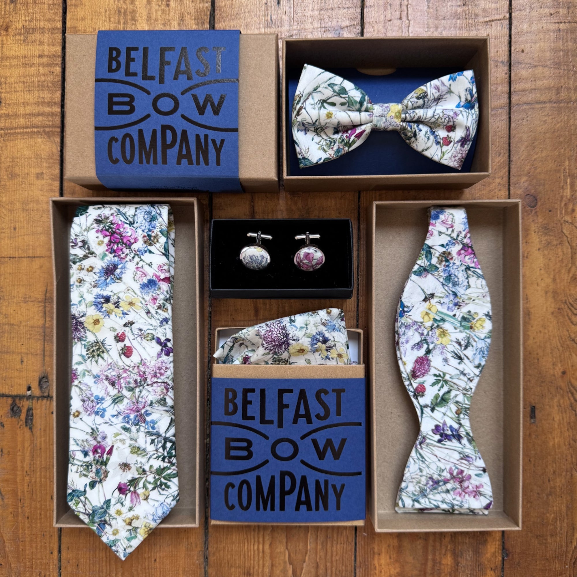 Self-Tie Liberty of London Bow Tie in Wildflowers