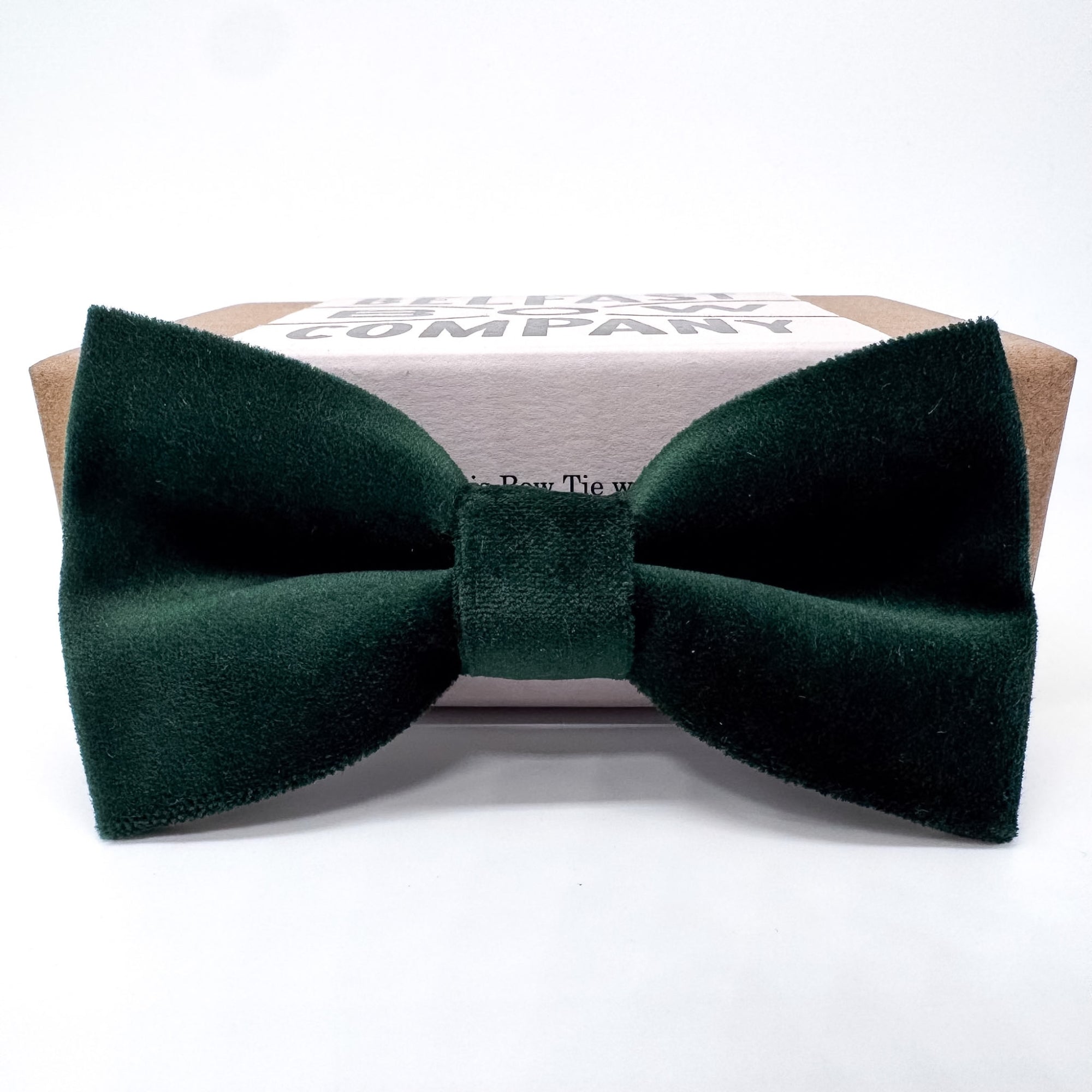Green Bow Tie in Velvet
