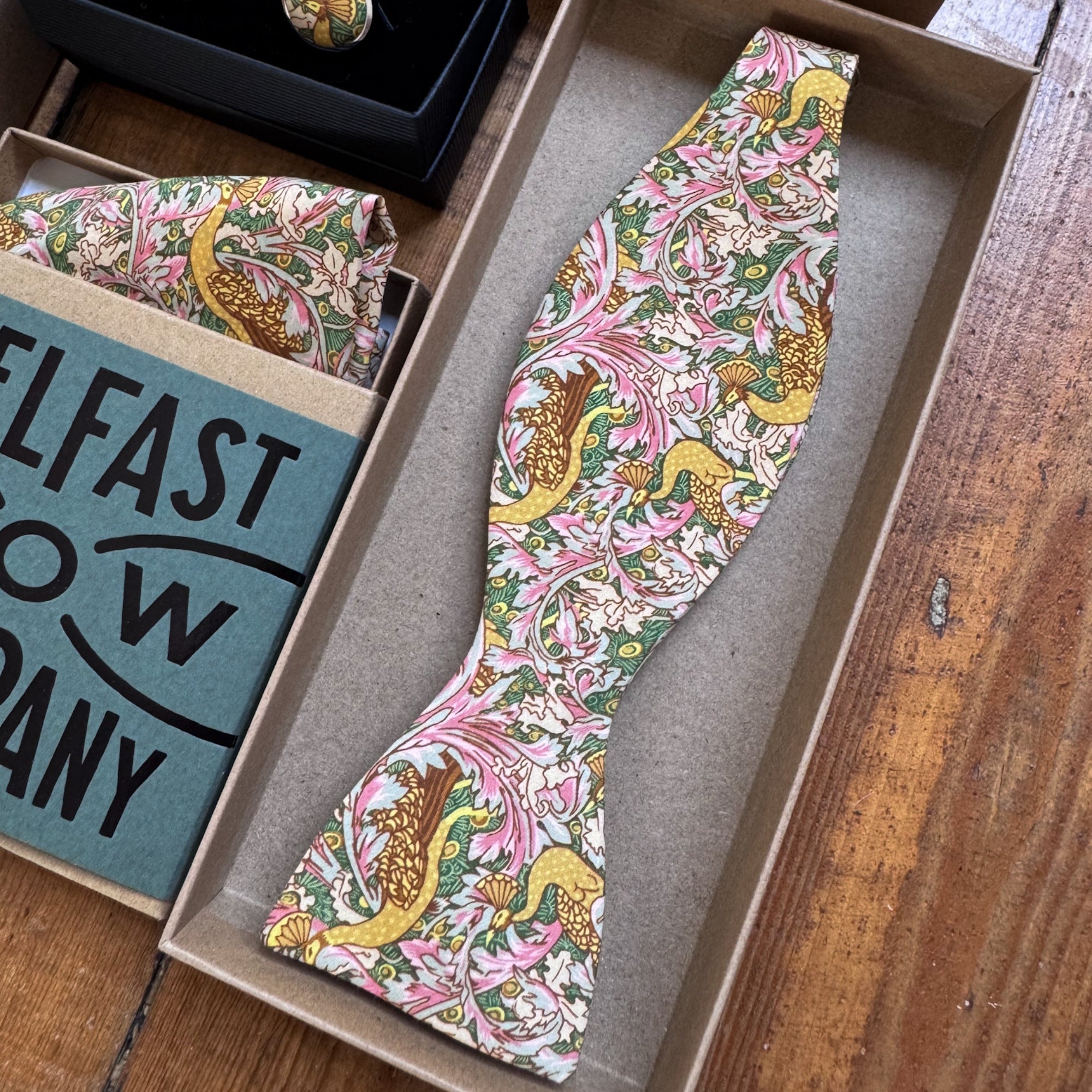 Liberty of London Bow Tie in Vintage Peacock Garden