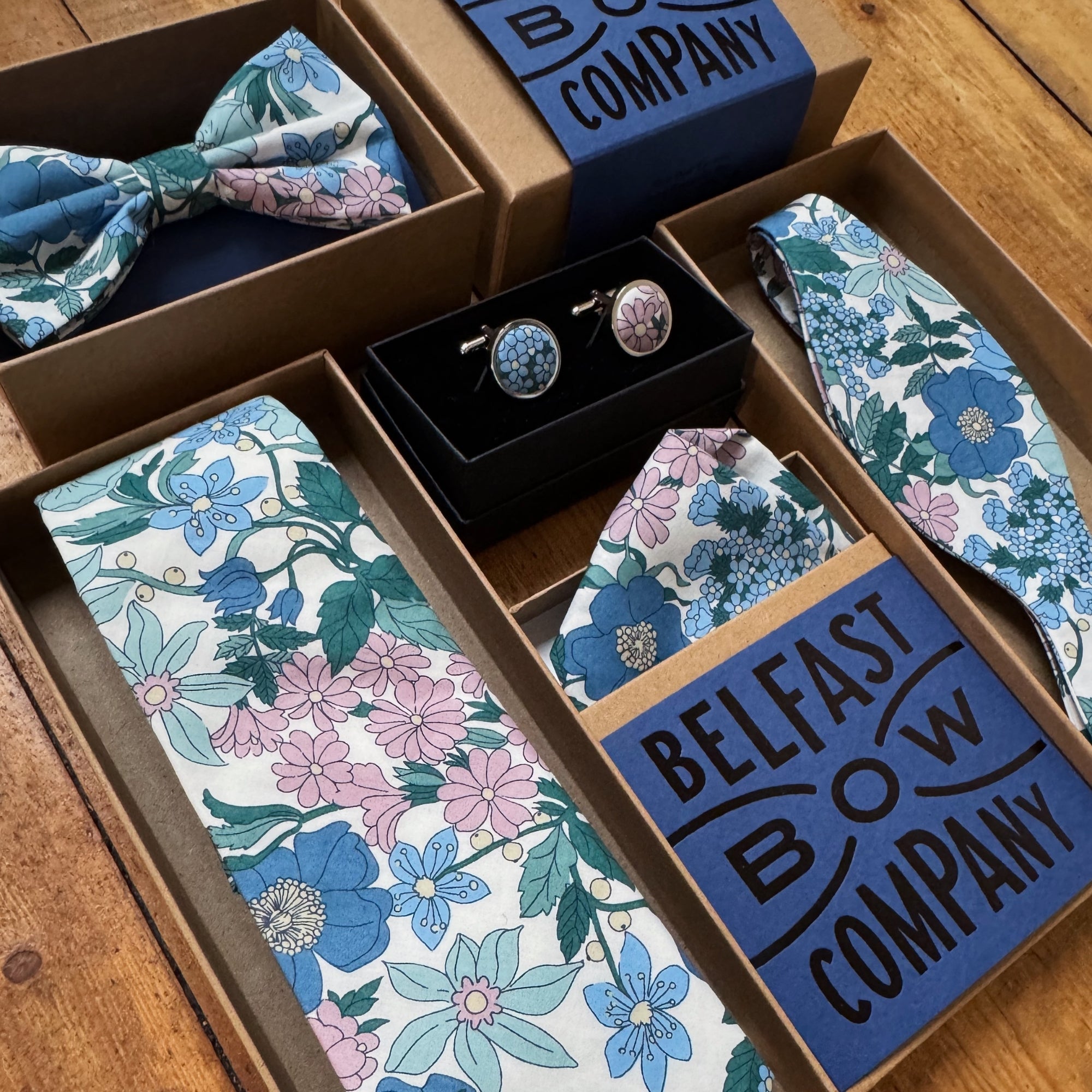 Liberty of London Bow Tie in Cornflower Blue
