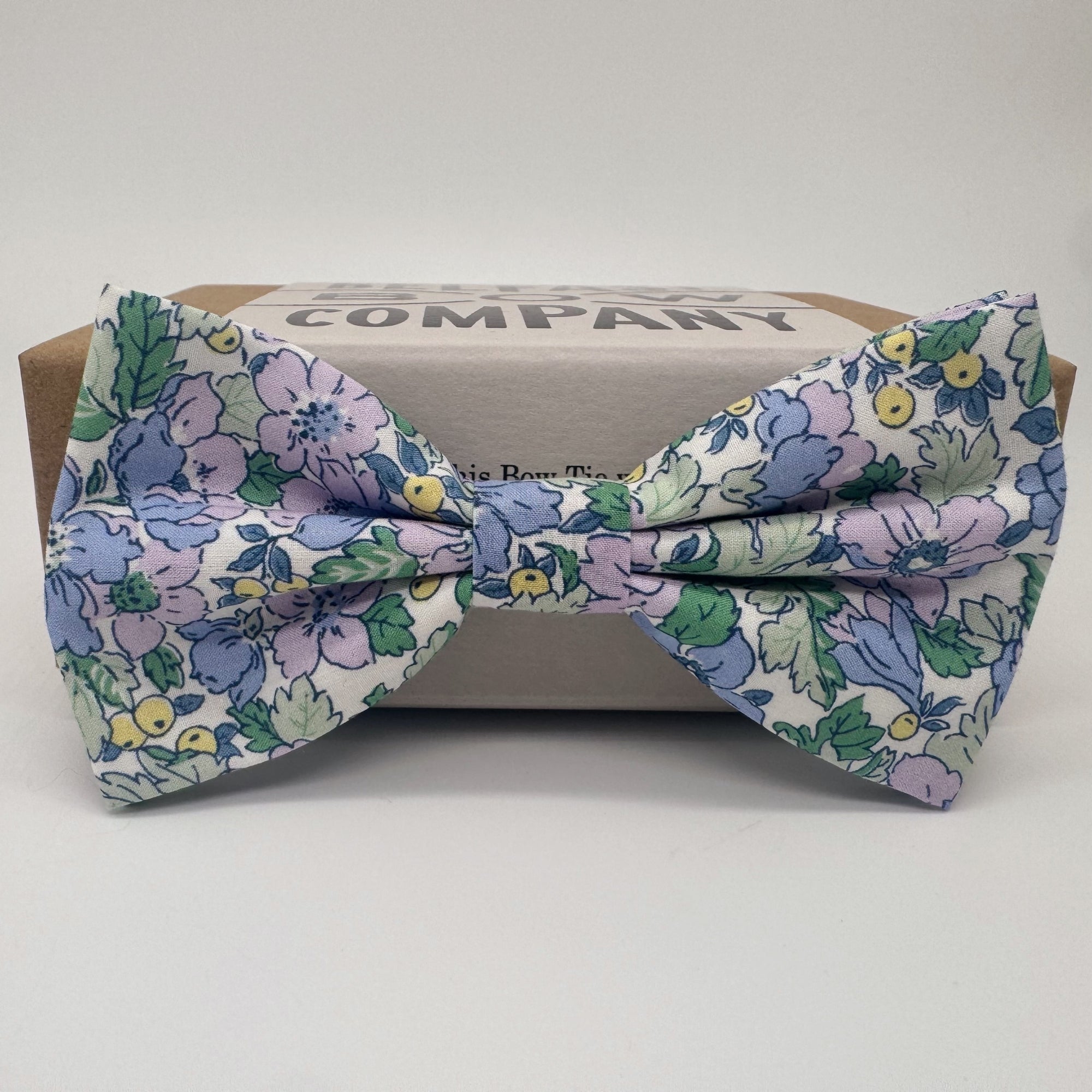 Liberty of London Bow Tie in Dusty Lilac Floral