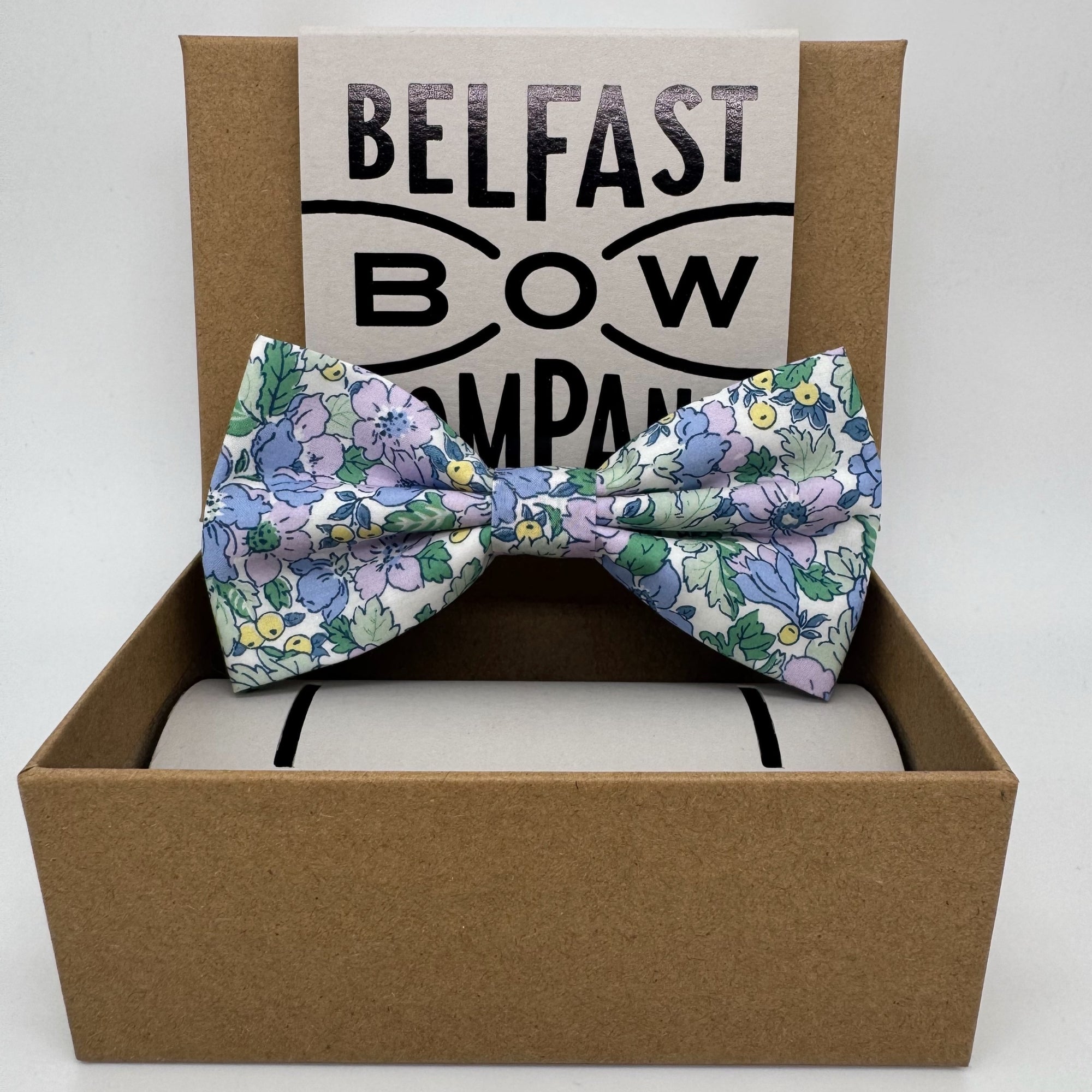 Liberty of London Bow Tie in Dusty Lilac Floral