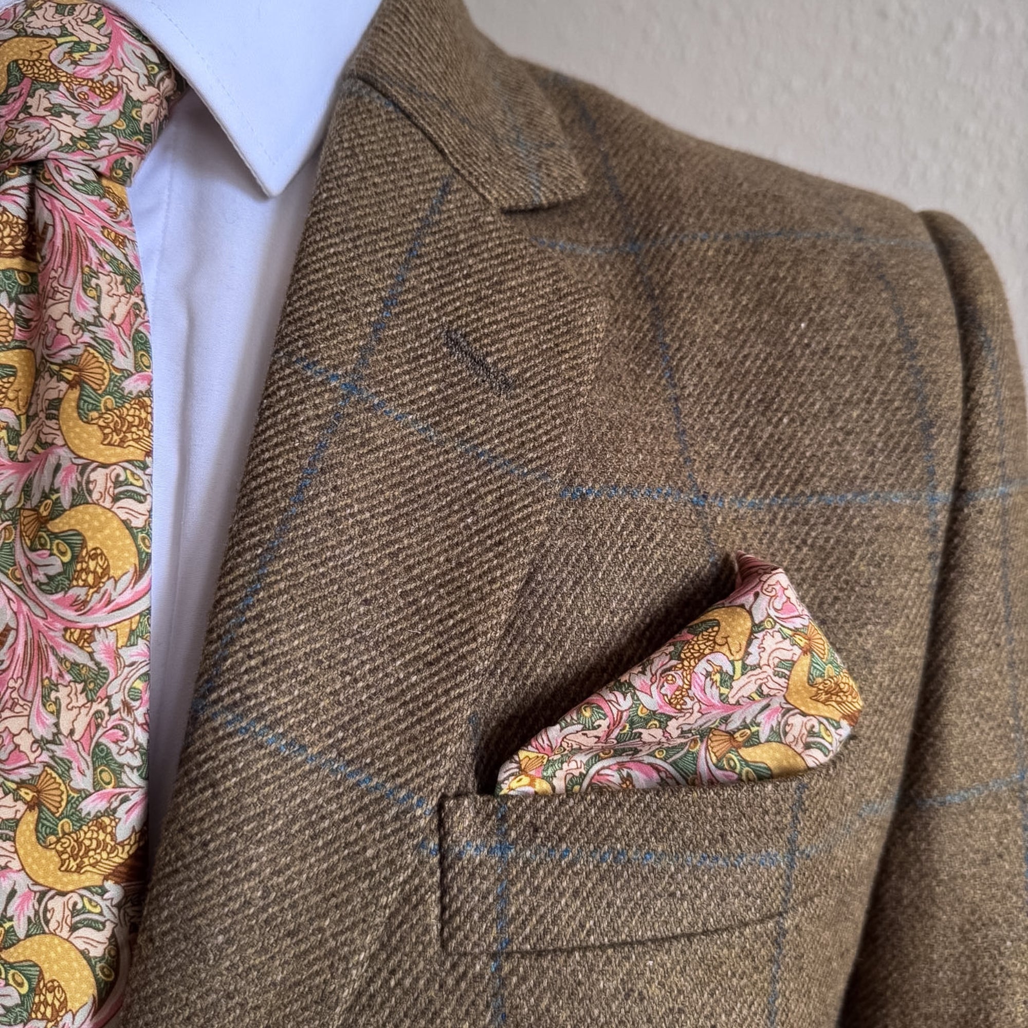 Liberty of London Tie in Vintage Peacock Garden