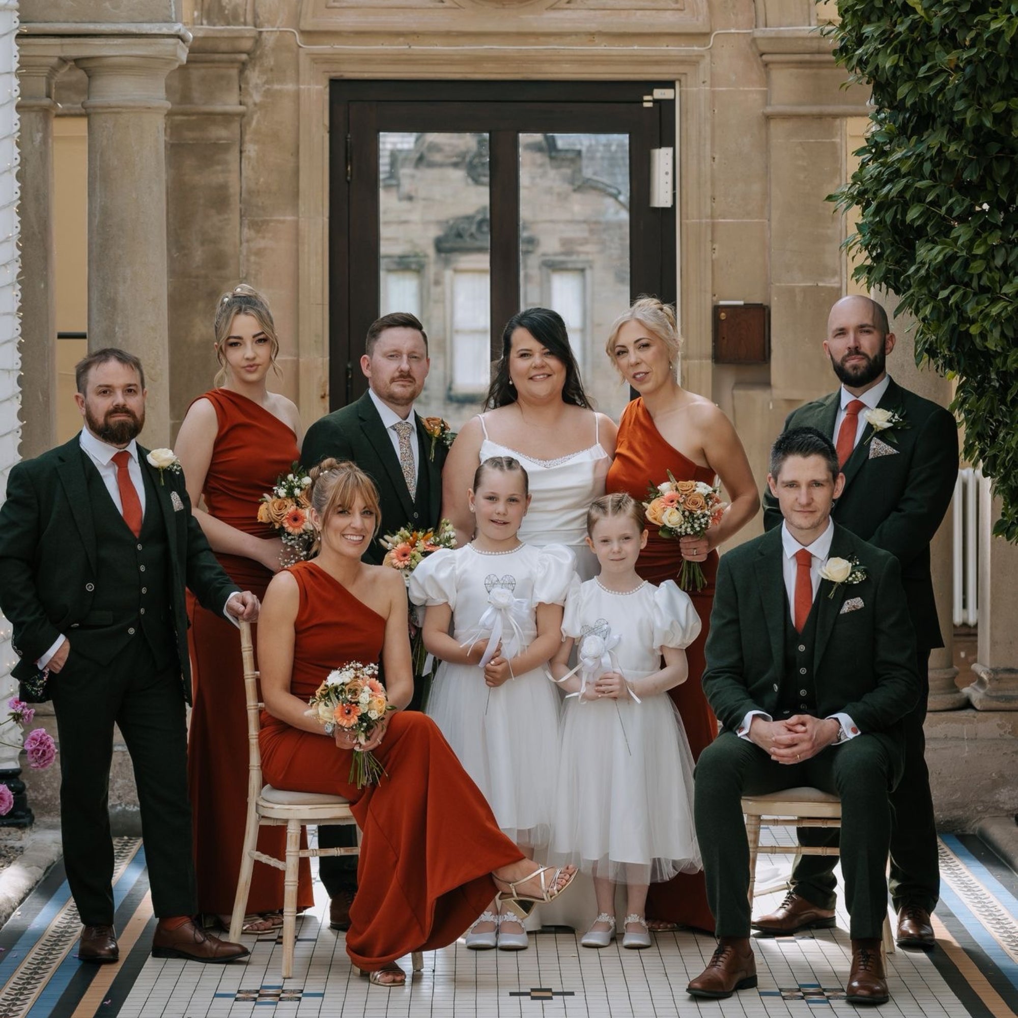 Rust Tie in Irish Linen