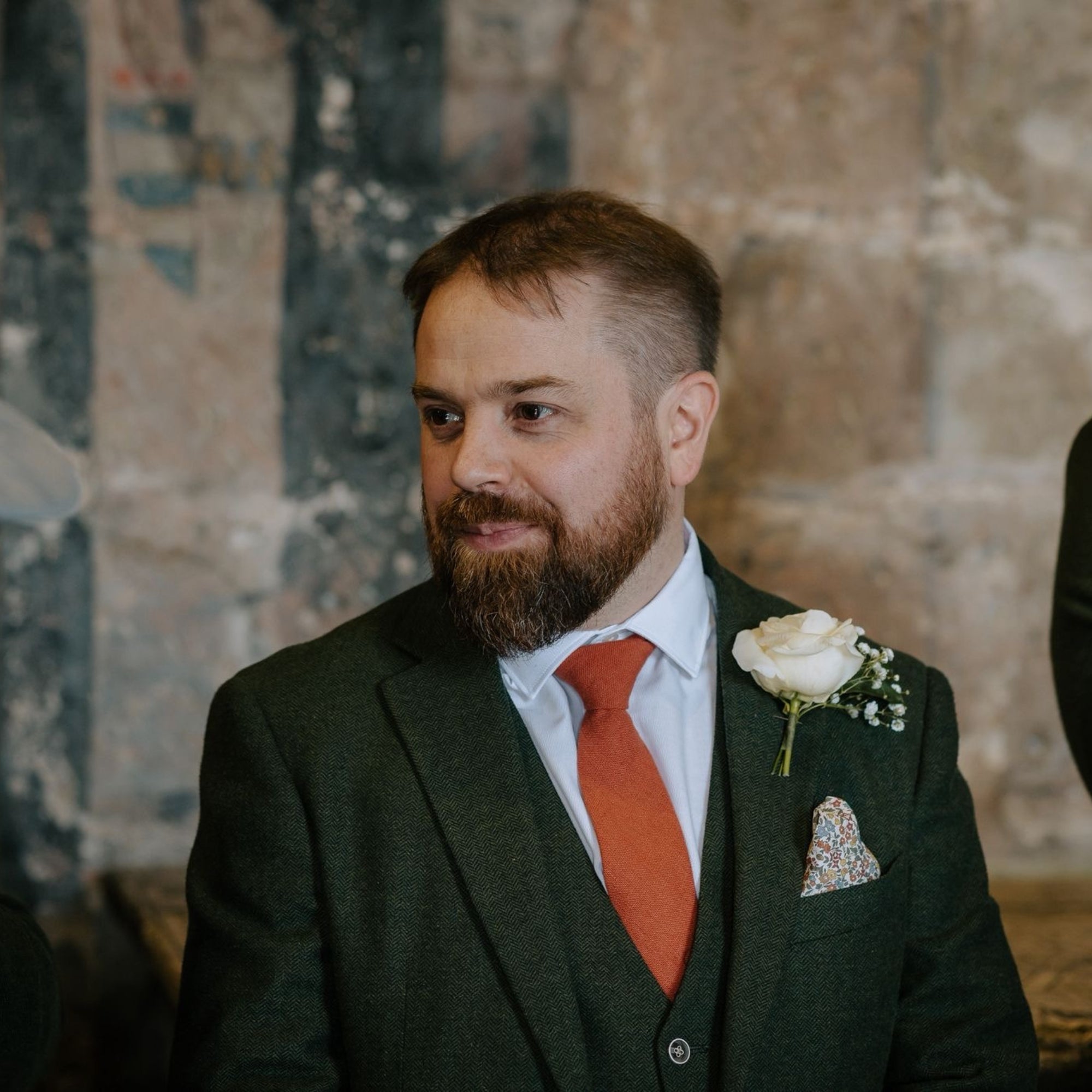 Rust Tie in Irish Linen