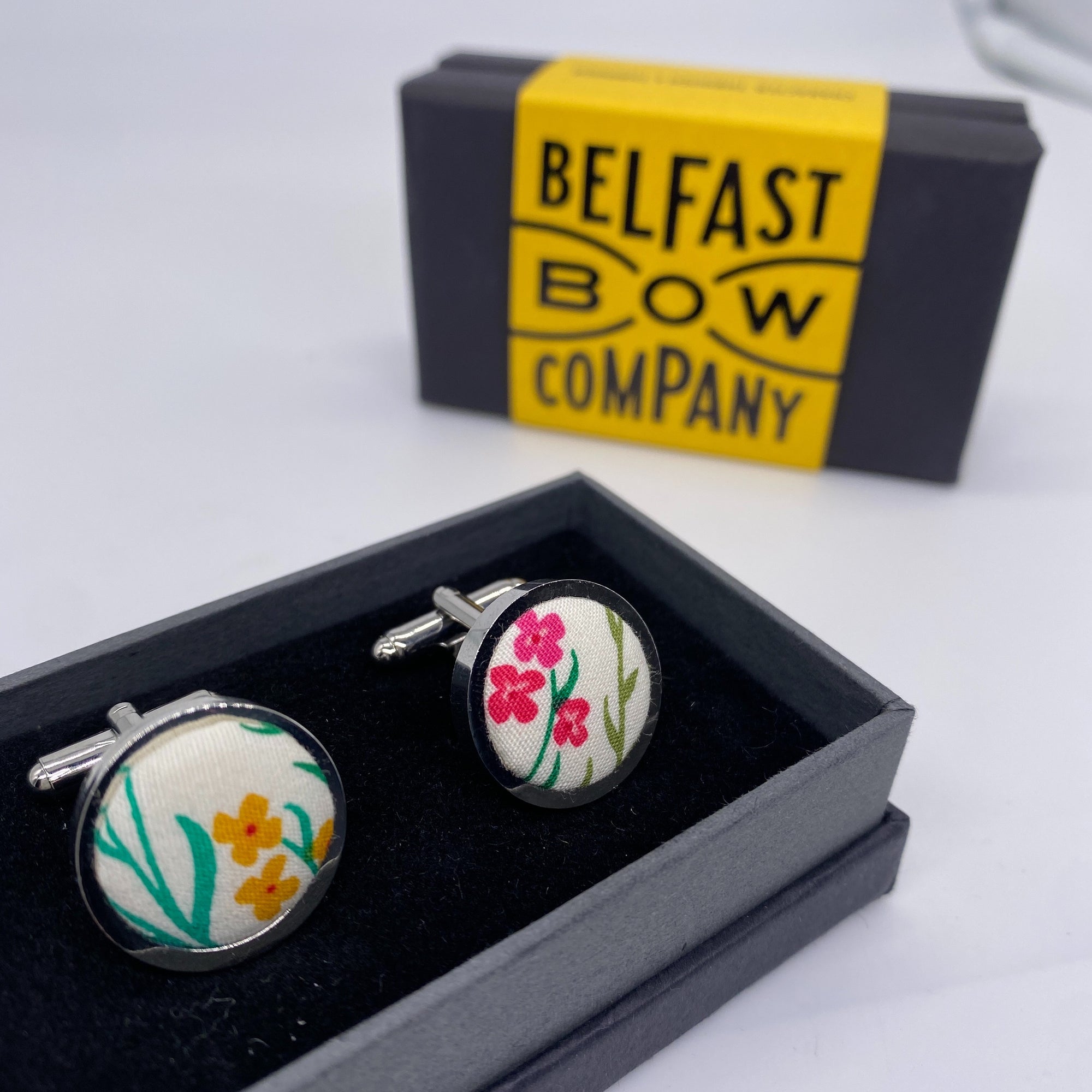 Boho Bloom Cufflinks in Windswept Meadow