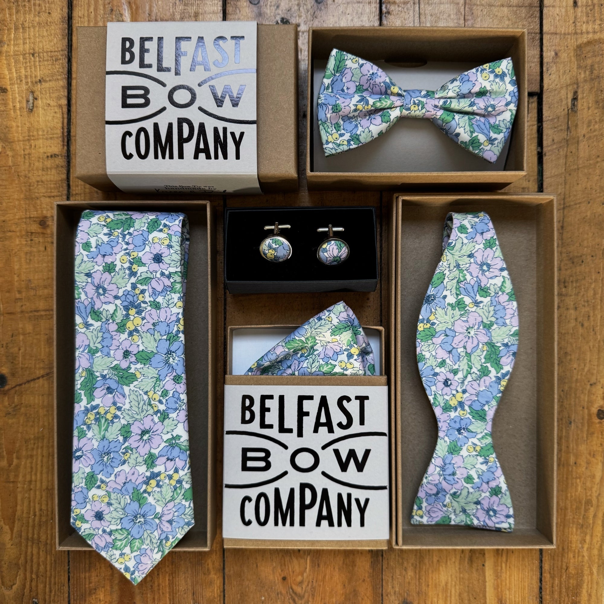 Liberty of London Tie in Dusty Lilac Floral