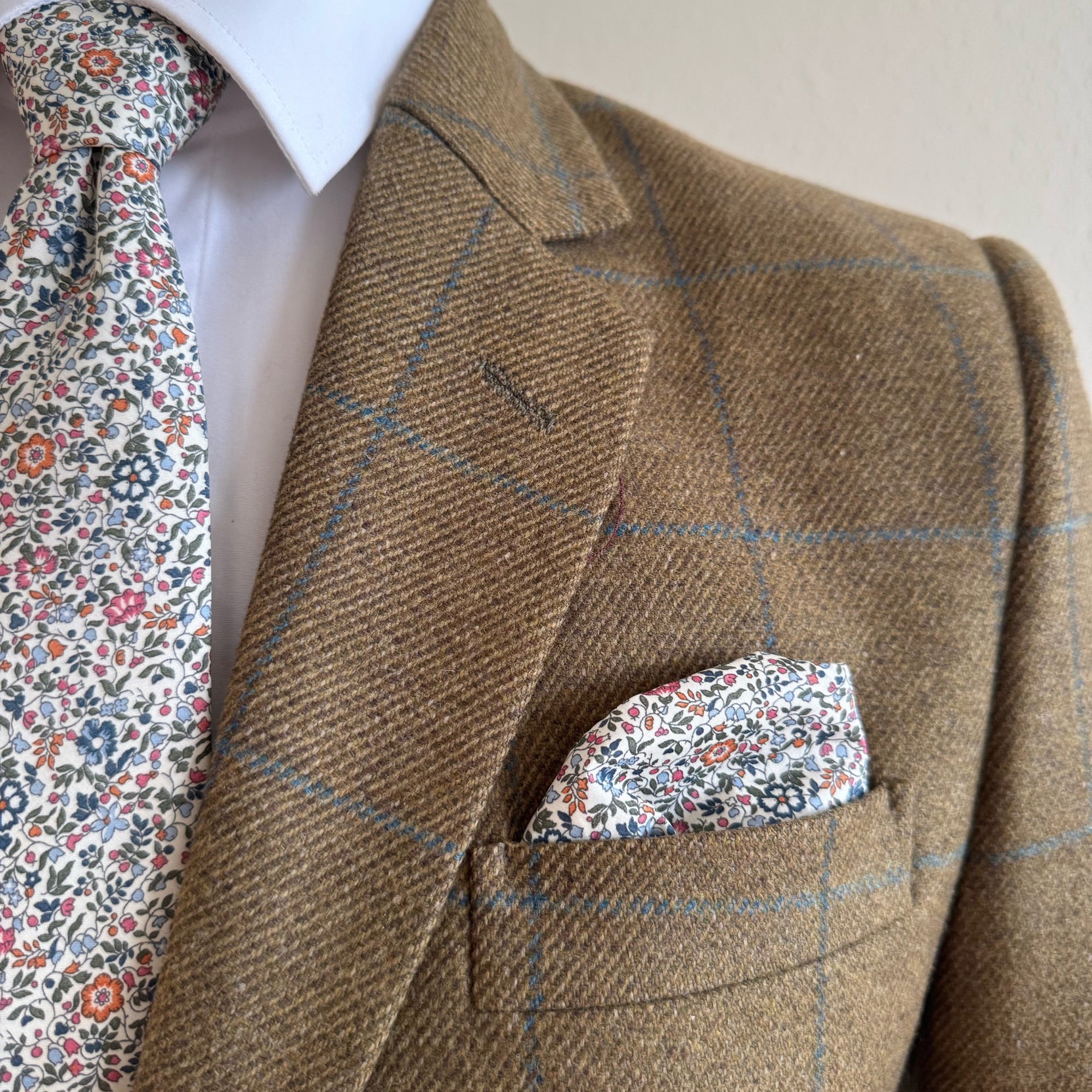 Liberty of London Tie in Burnt Orange Ditsy Floral