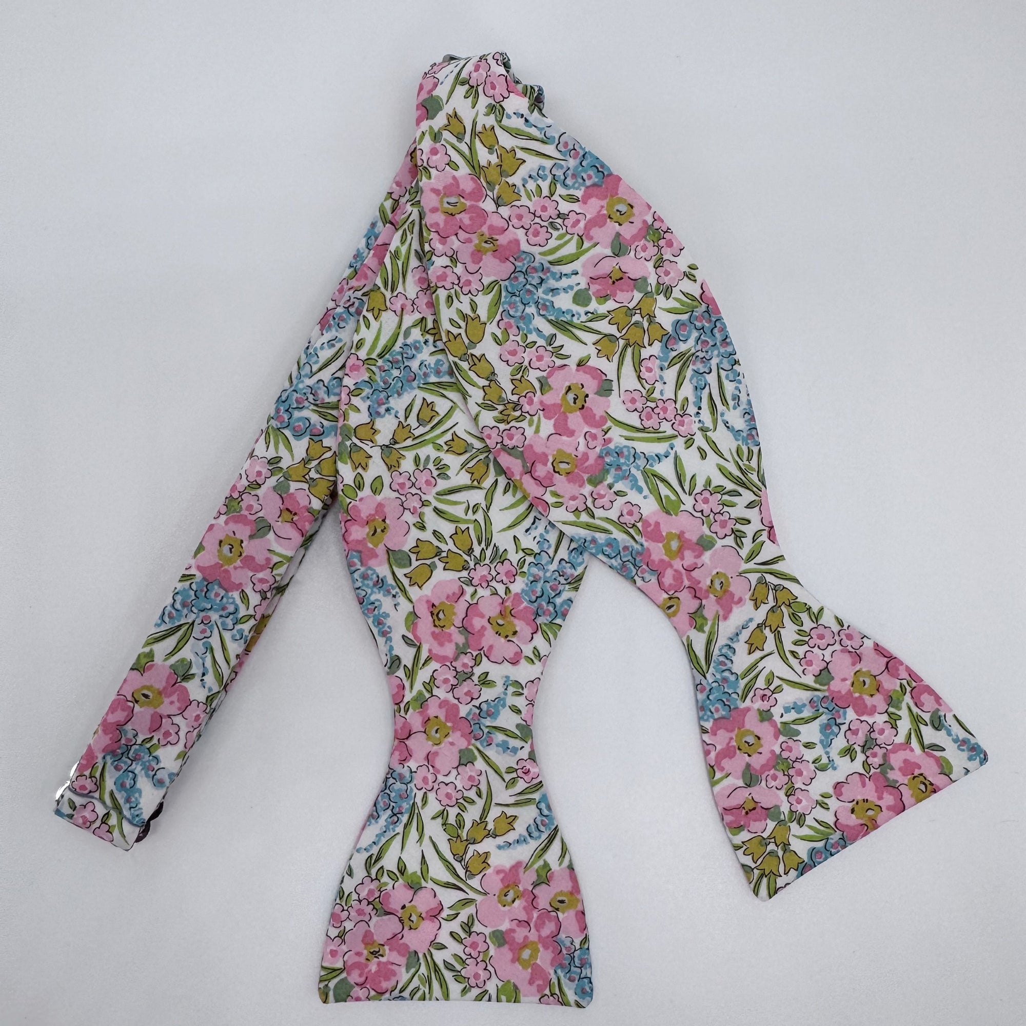 Liberty of London Bow Tie in Pink & Blue Floral Blossom