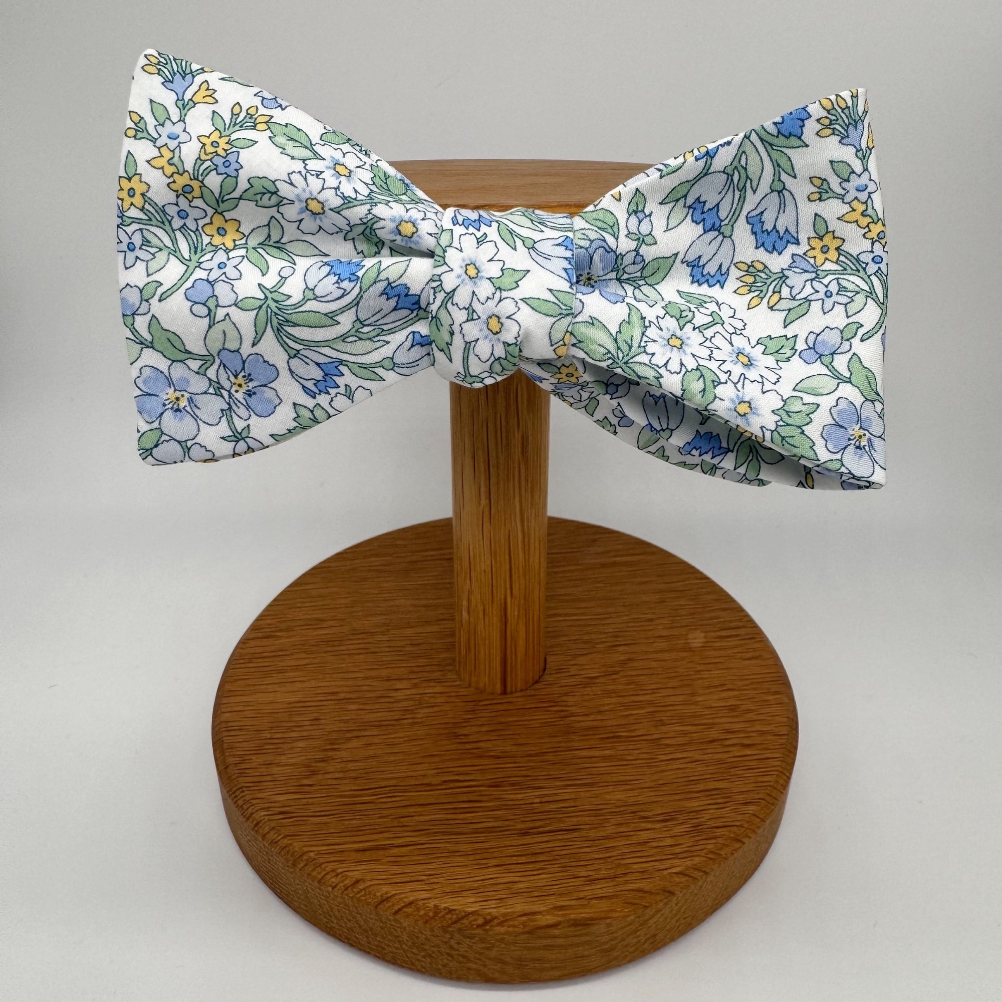 Liberty of London Bow Tie in Pale Blue & Sage Floral