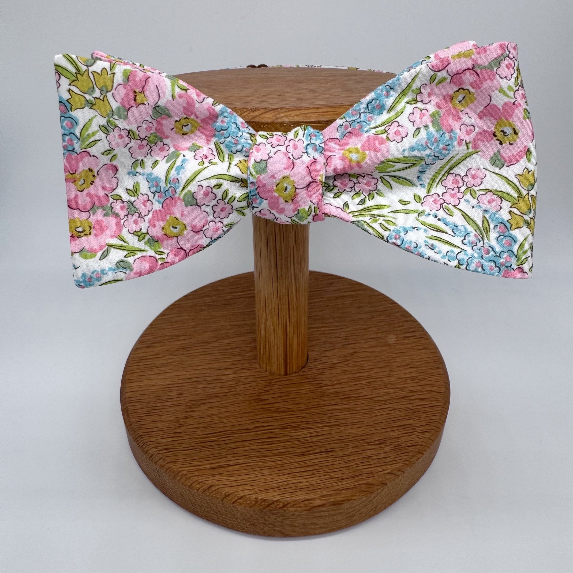 Liberty of London Bow Tie in Pink & Blue Floral Blossom