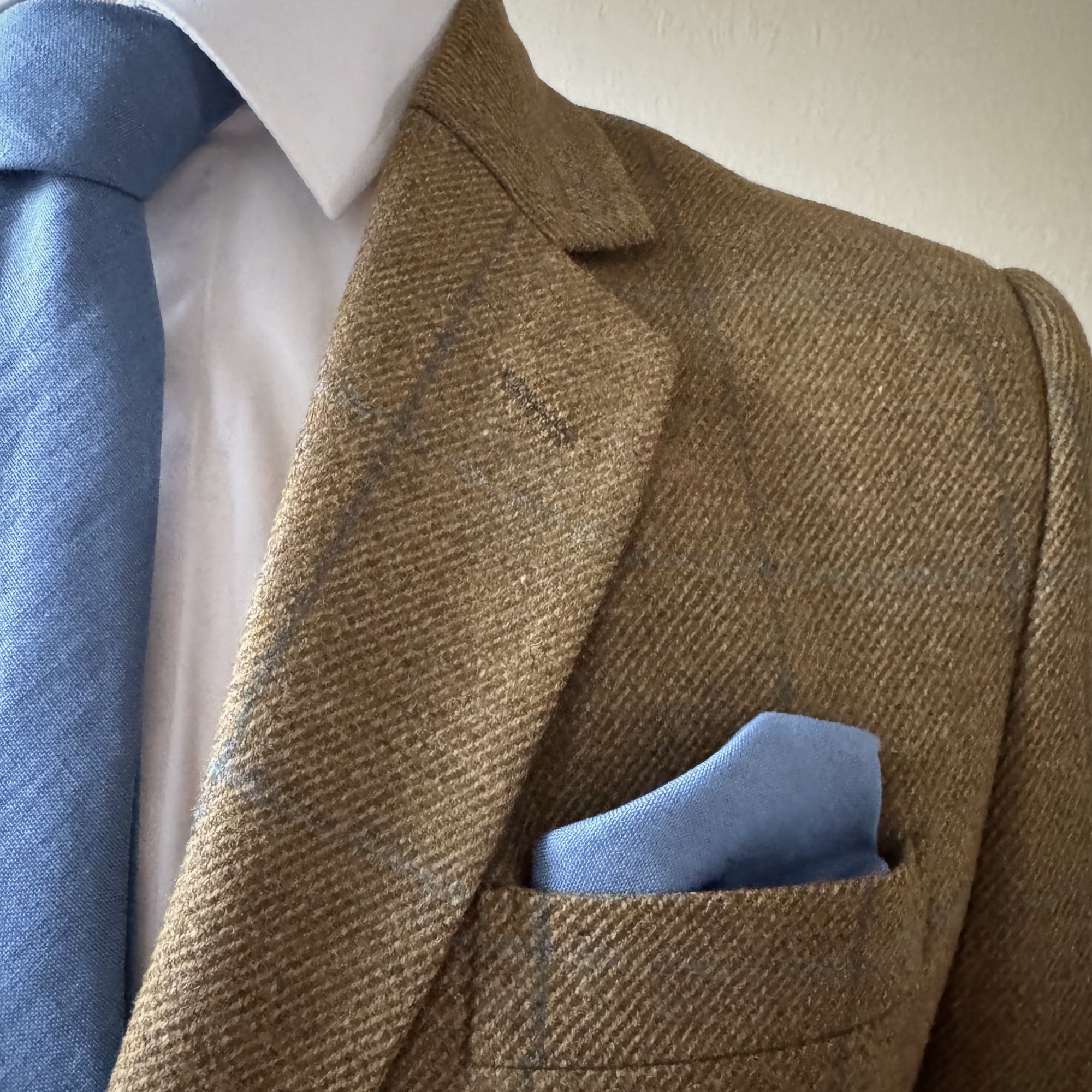 Slate Blue Tie in Irish Linen