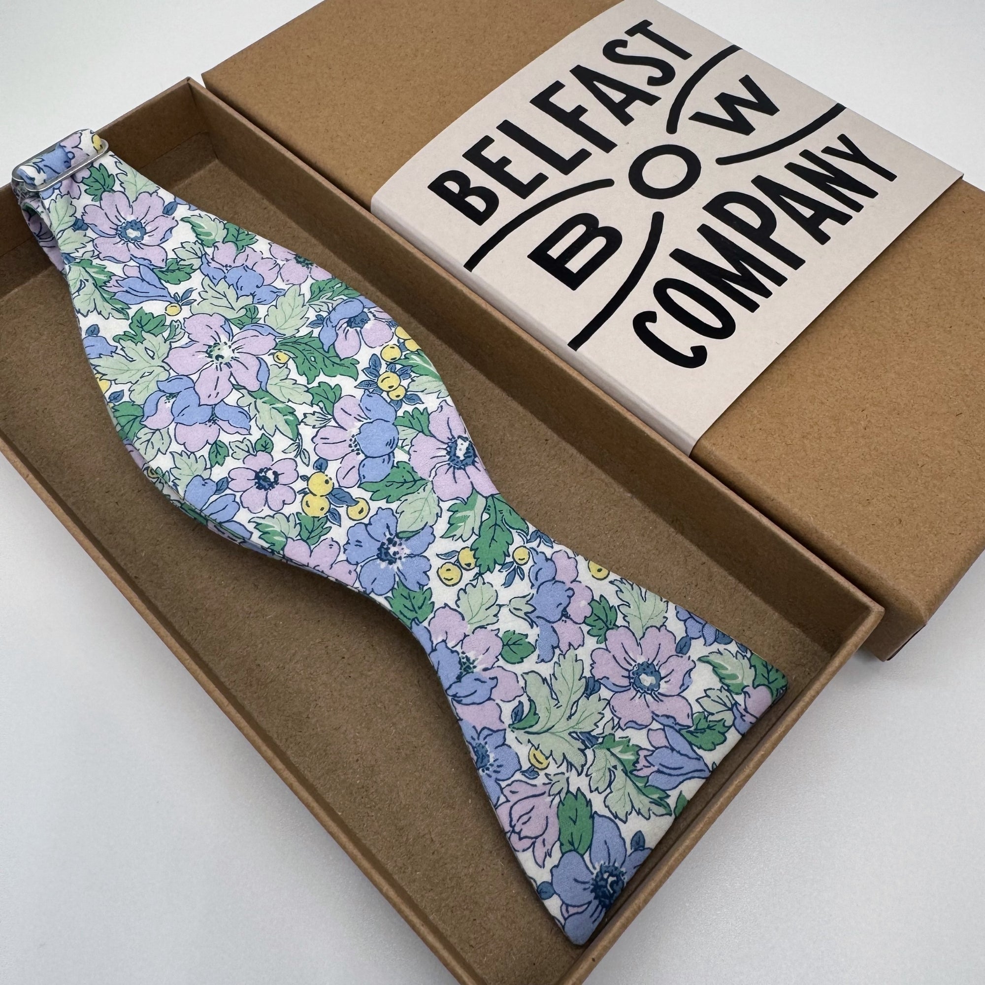Liberty of London Bow Tie in Dusty Lilac Floral