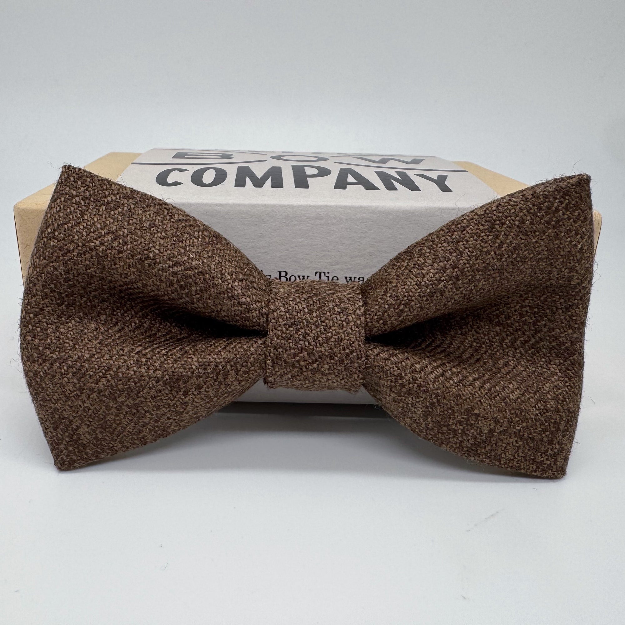 Walnut Brown Bow Tie in Islay Tweed