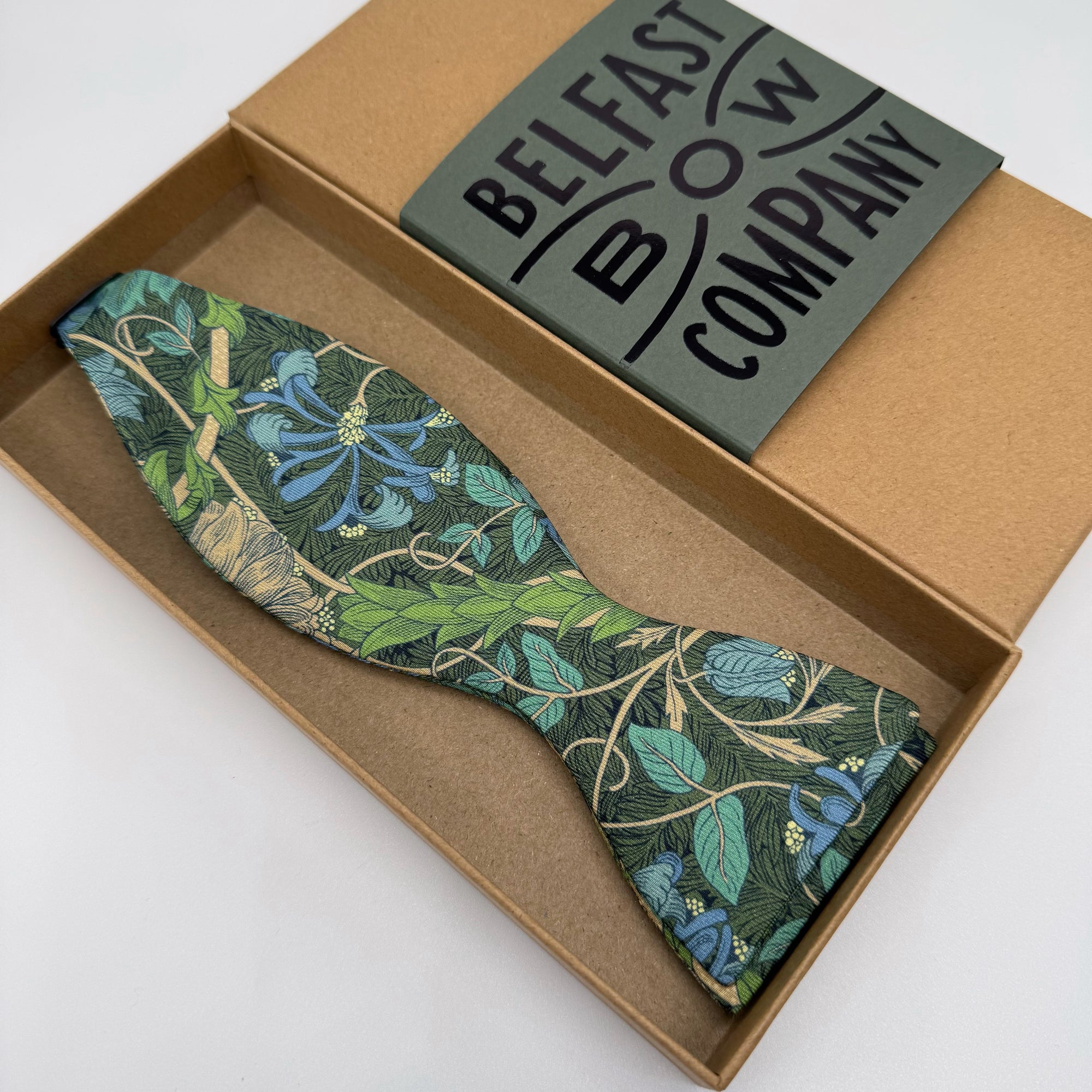 Liberty Silk Bow Tie in March Flowers - Limited Edition