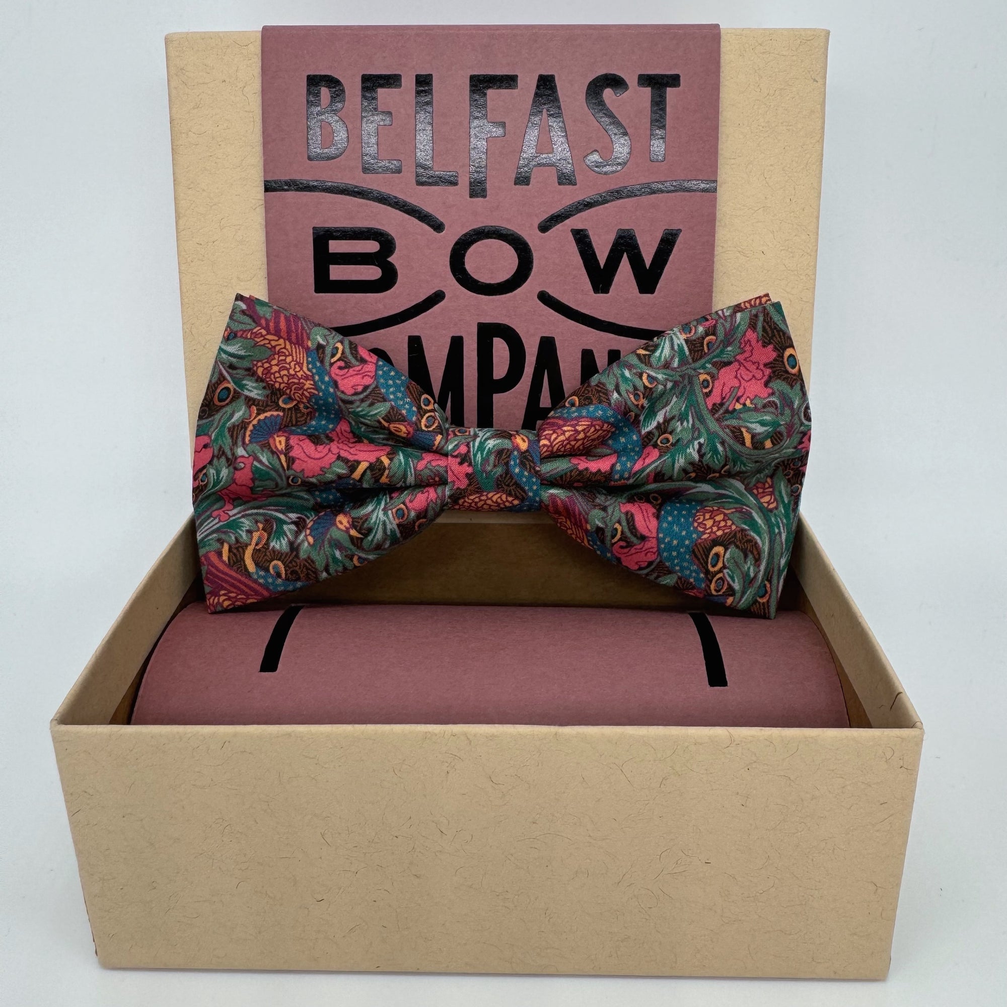 Liberty of London Bow Tie in Peacock Garden
