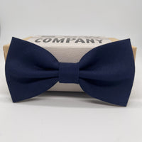 Navy Bow Tie by the belfast bow company