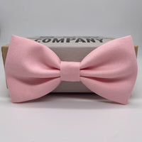 Cotton Bow Tie in pink by the belfast bow company