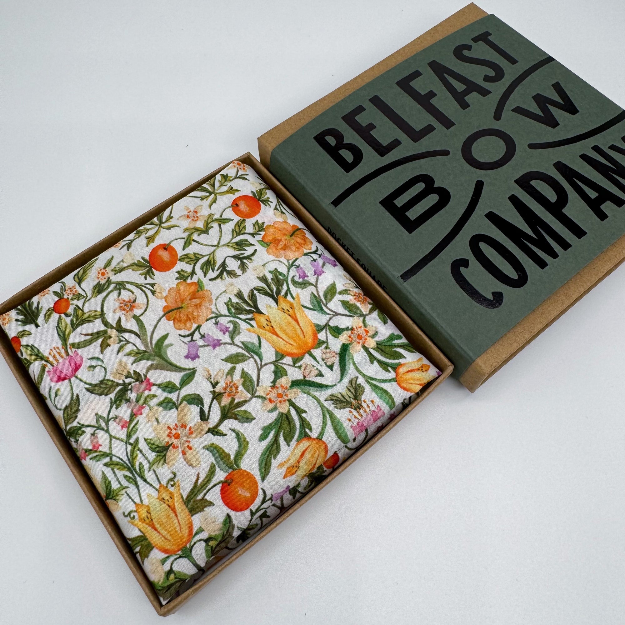 Liberty of London Pocket Square in Flowering Orchard