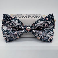 Silk Bow Tie in Strawberry Thief by the Belfast Bow Company