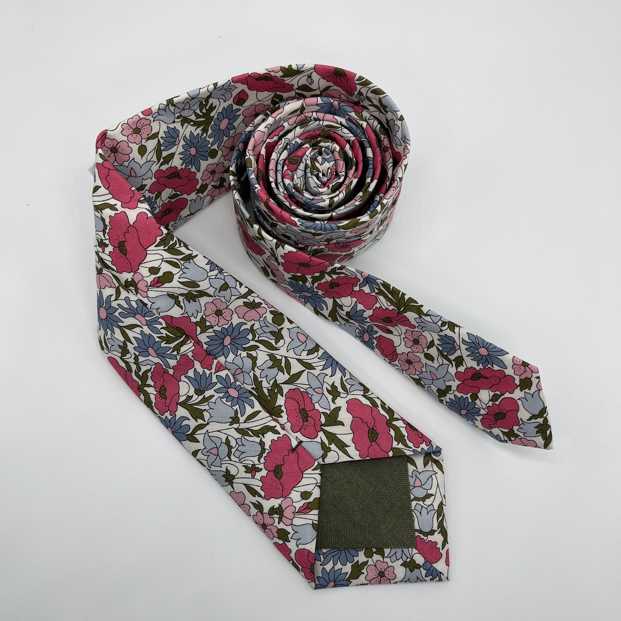 Liberty of London Tie in Blue & Pink Meadow