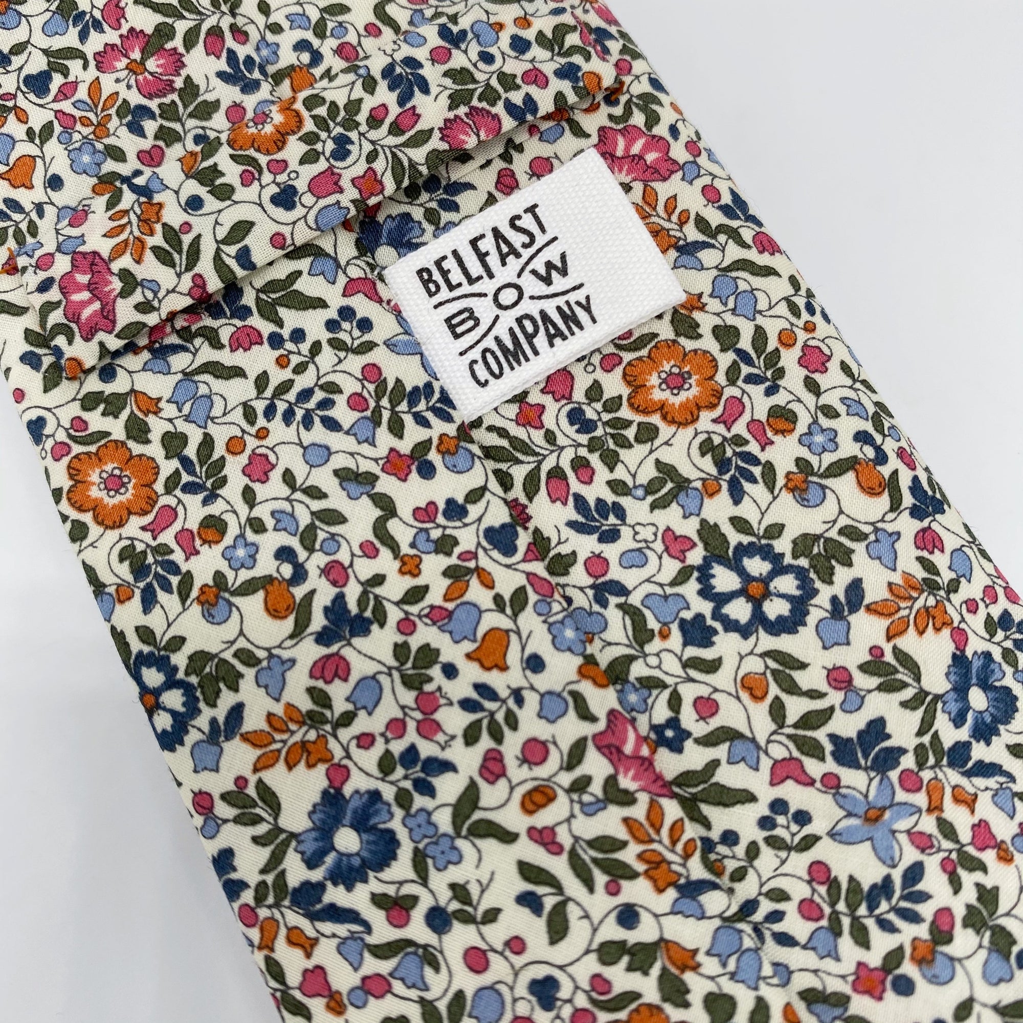 Liberty of London Tie in Burnt Orange Ditsy Floral
