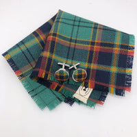 County Antrim Ulster Tartan Cufflinks by the Belfast Bow Company