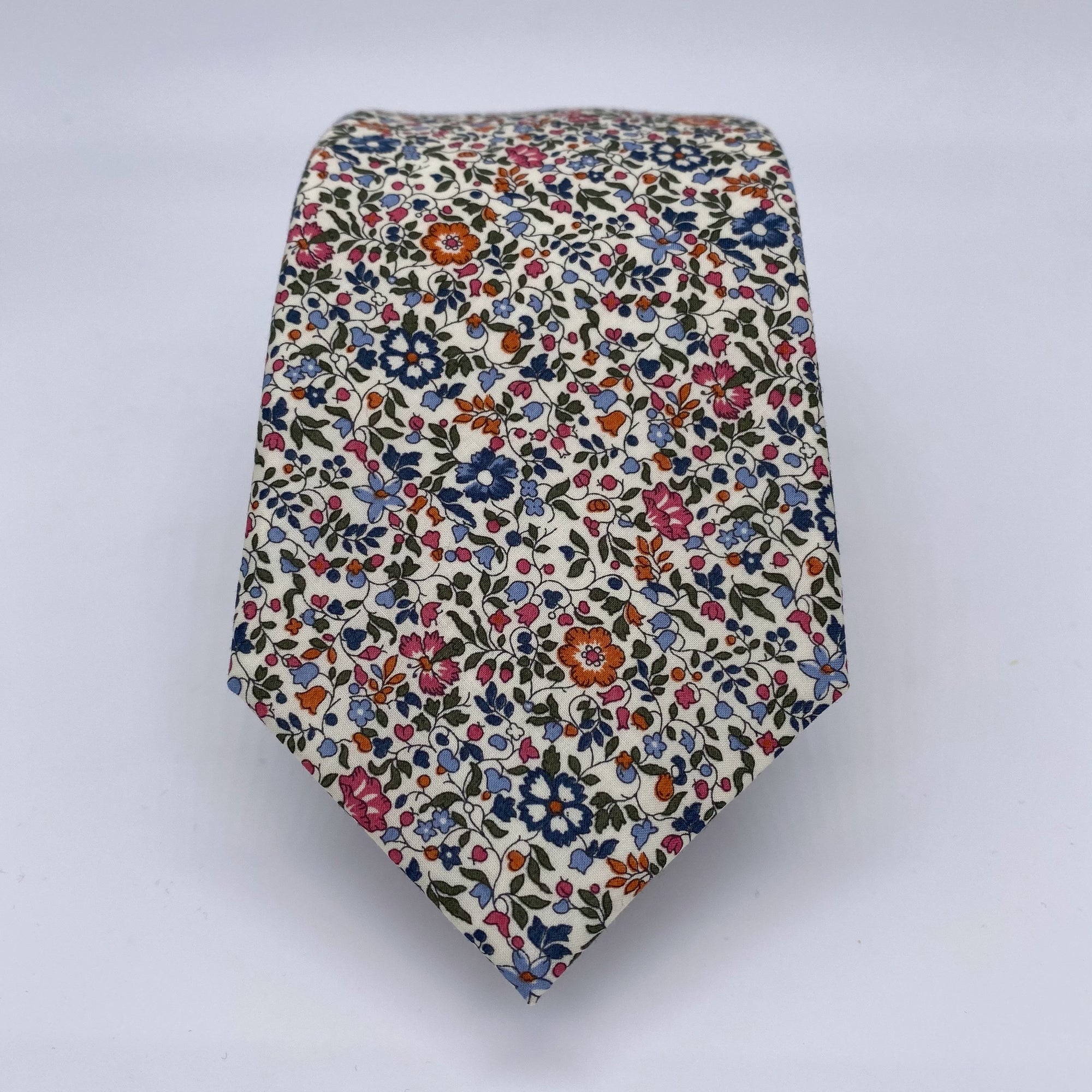 Liberty of London Tie in Burnt Orange Ditsy Floral