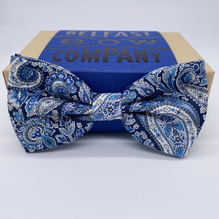 Liberty of London in Navy Paisley by the Belfast Bow Company