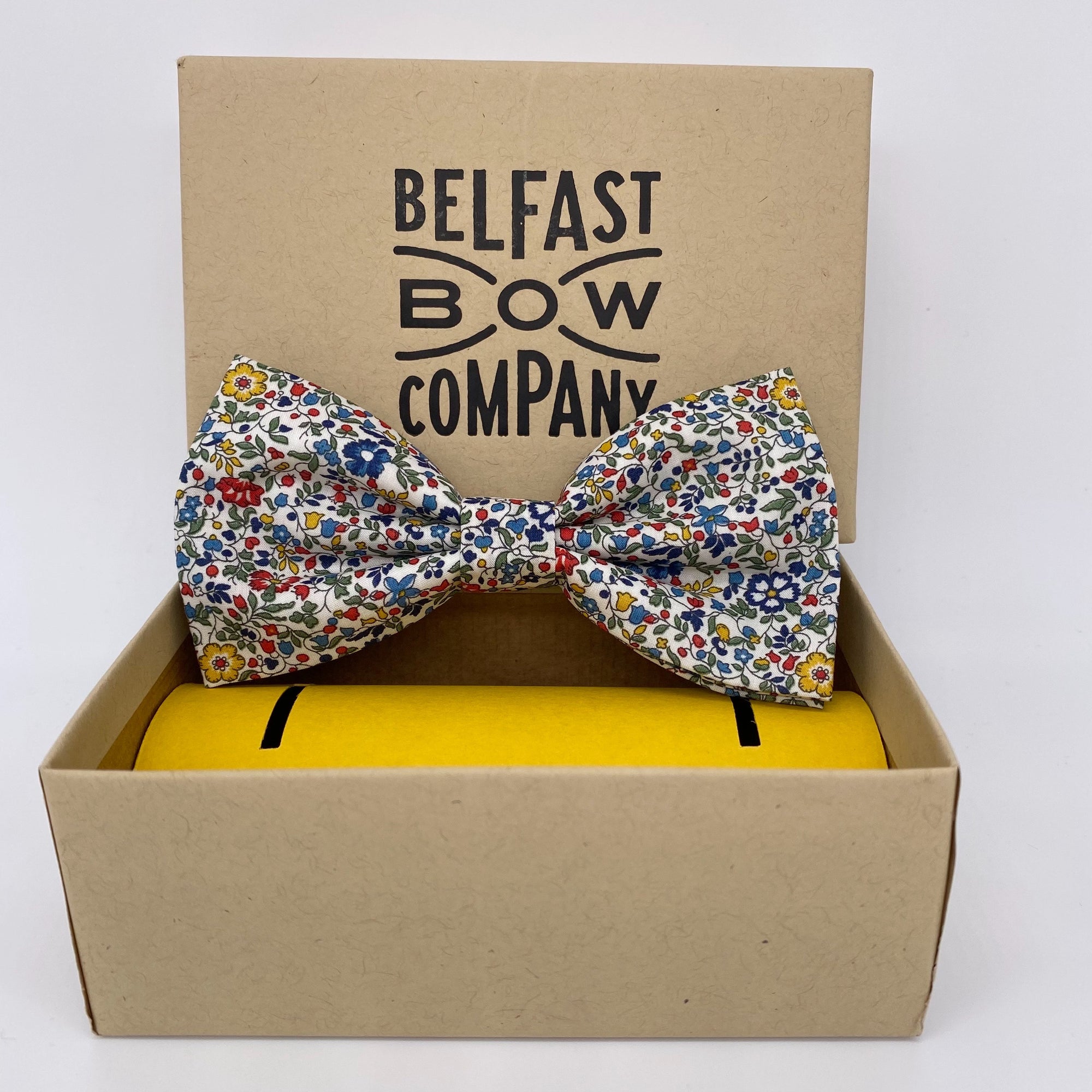 Liberty of London Dickie Bow Tie in Ditsy Floral by the Belfast Bow Company