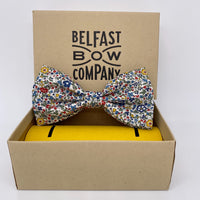 Liberty of London Dickie Bow Tie in Ditsy Floral by the Belfast Bow Company