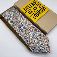 Liberty of London Tie in Bright Ditsy Floral by the Belfast Bow Company