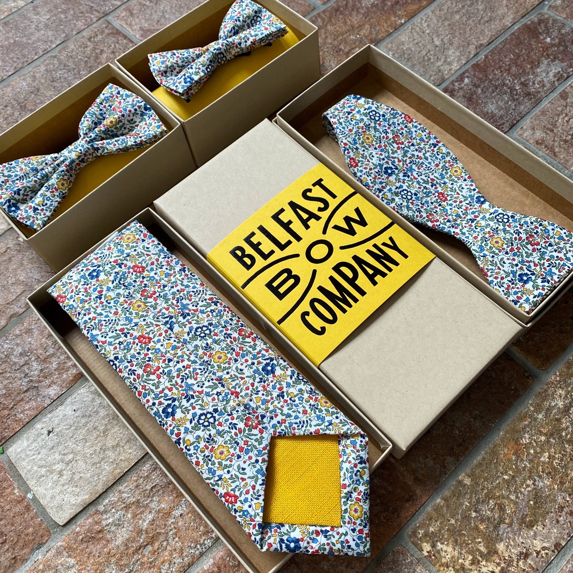 Liberty of London Tie in Multi Ditsy Floral