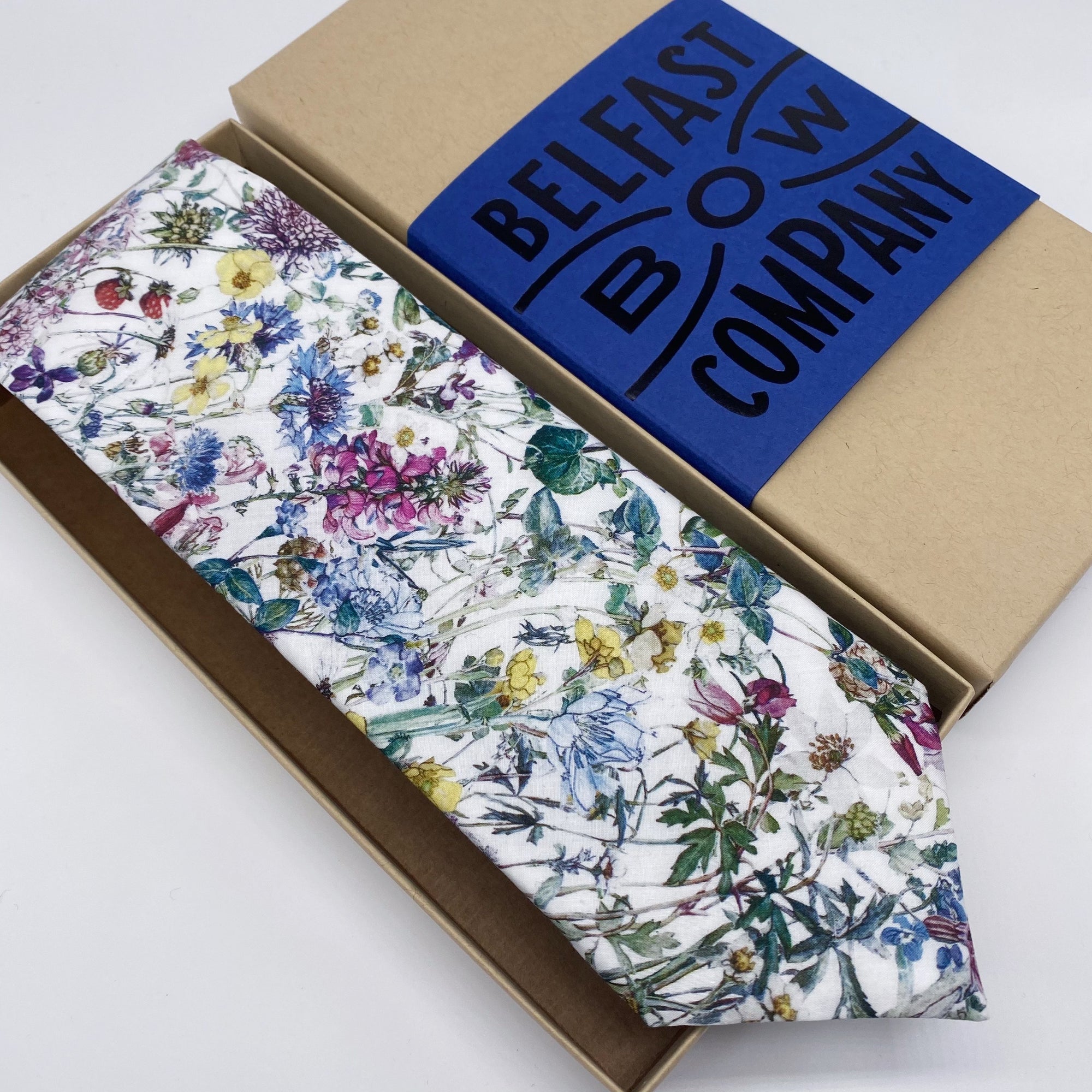 Liberty of London Tie in Wildflowers by the Belfast Bow Company