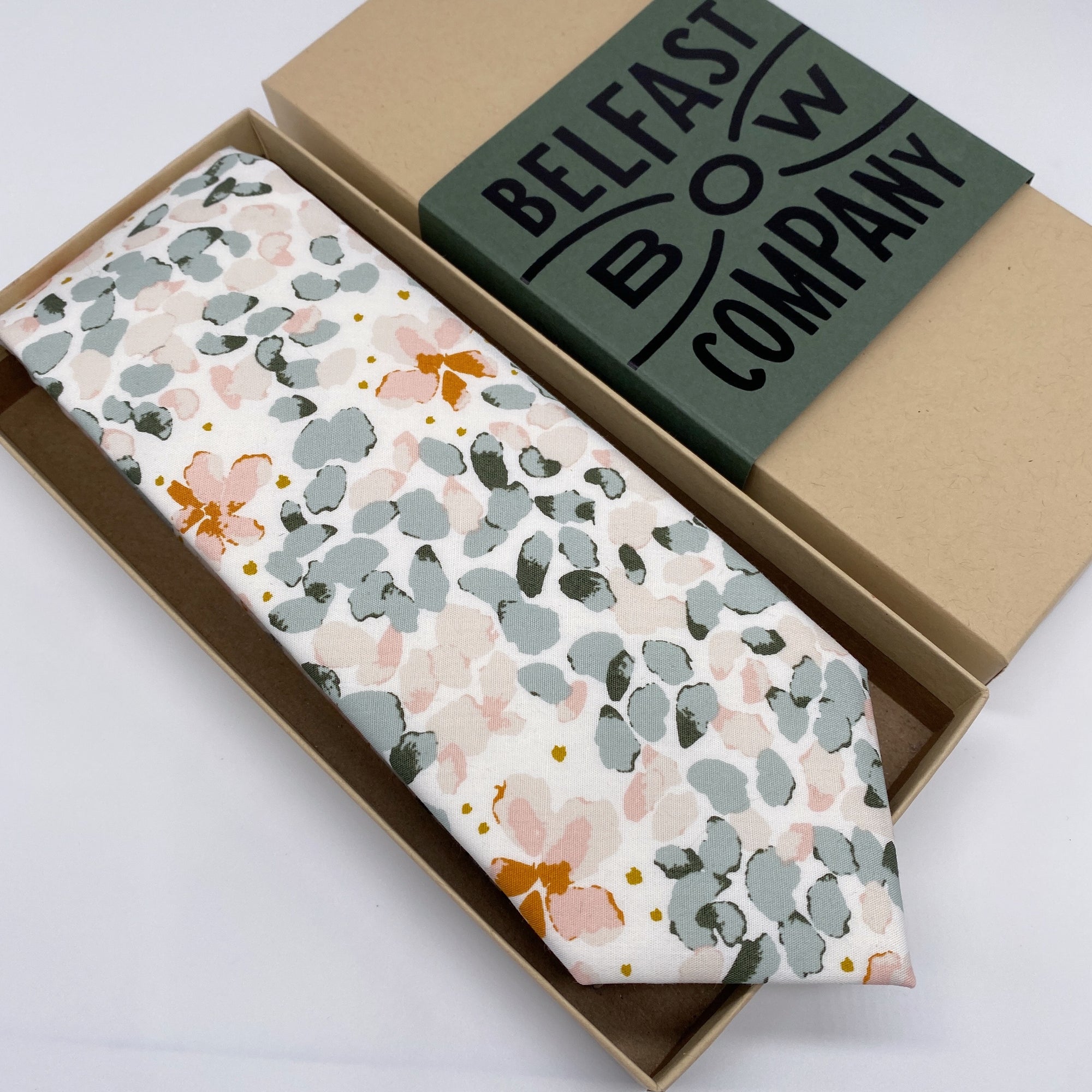 Boho Blooms Tie in Blush Petals by the Belfast Bow Company