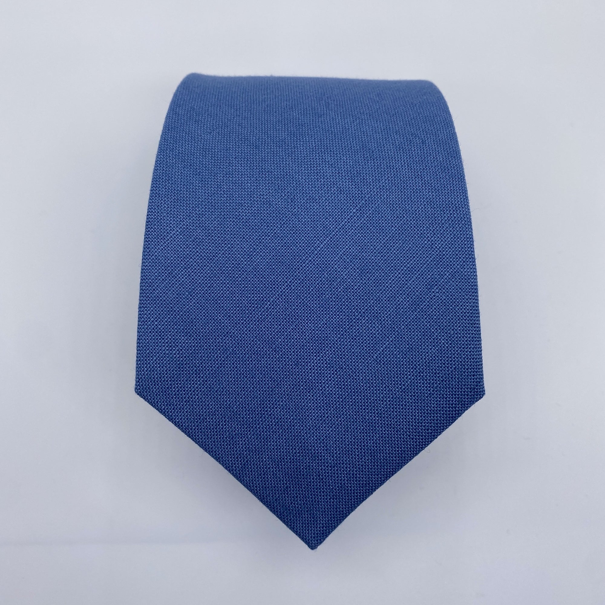 Slate Blue Tie in Irish Linen