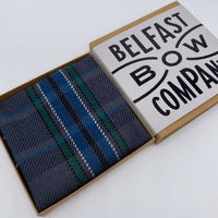 Giant's Causeway Tartan Pocket Square by the Belfast Bow Company