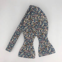 Liberty of London Self-Tie Bow Tie in Fig Floral by the Belfast Bow Company