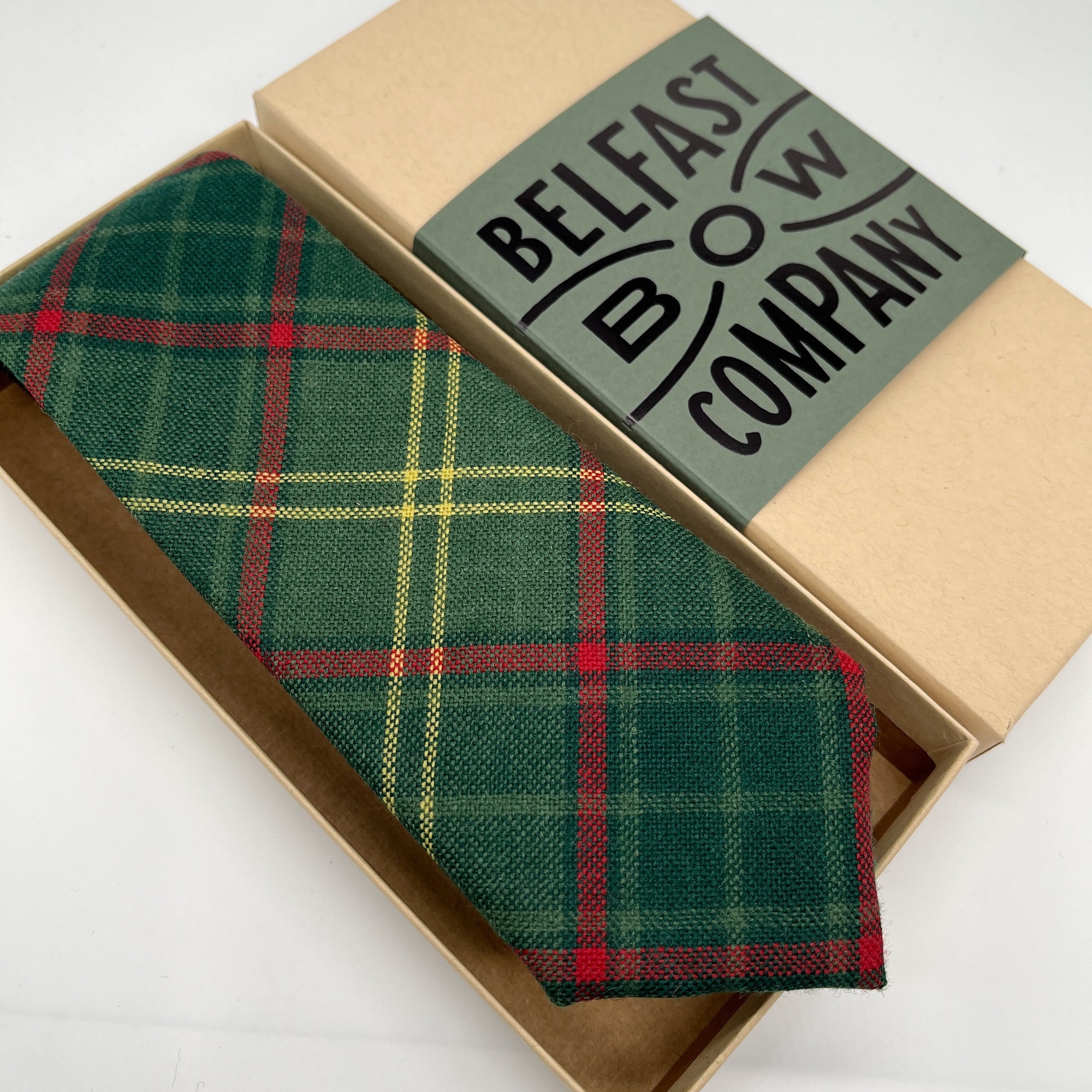 County Armagh Tartan Tie by the Belfast Bow Company