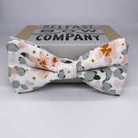 Blush Petals Bow Tie by the Belfast Bow Company