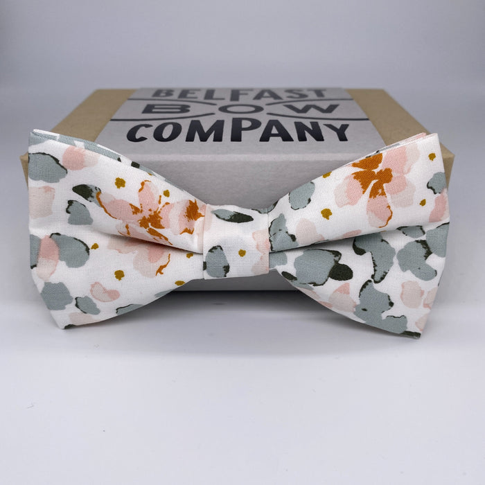 Blush Petals Bow Tie by the Belfast Bow Company