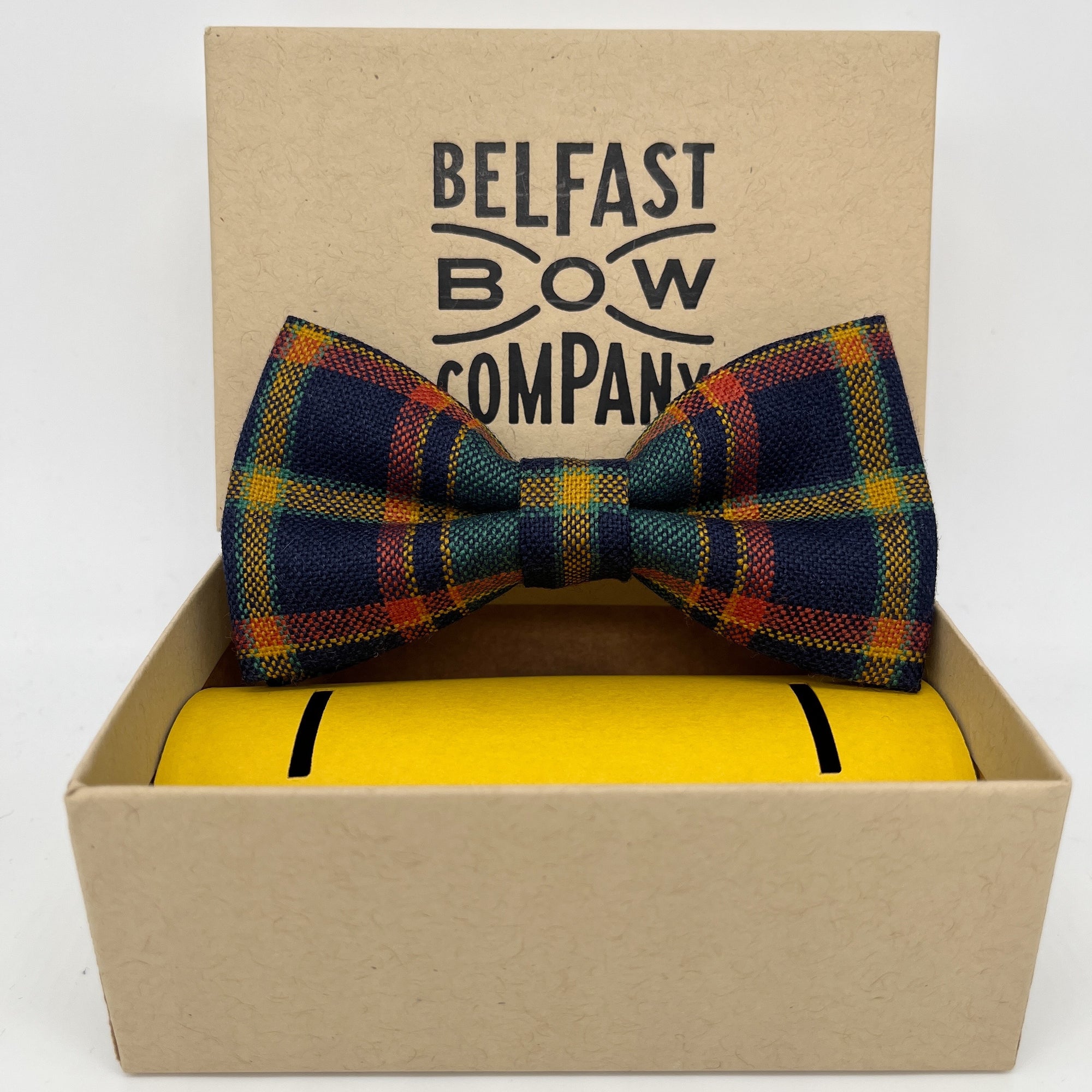 County Antrim Tartan Dickie Bow Tie by the Belfast Bow Company