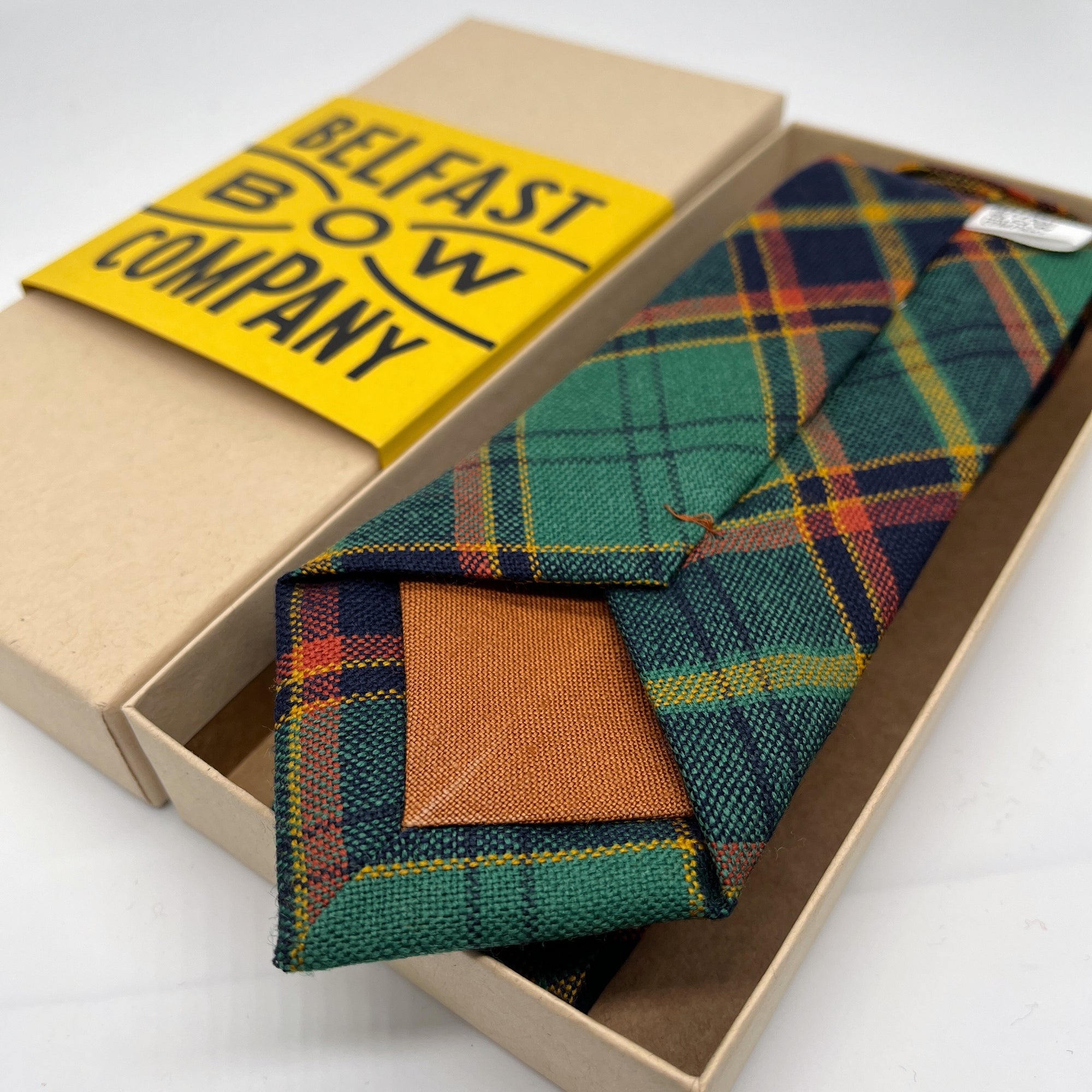 County Antrim Tartan Tie by the Belfast Bow Company